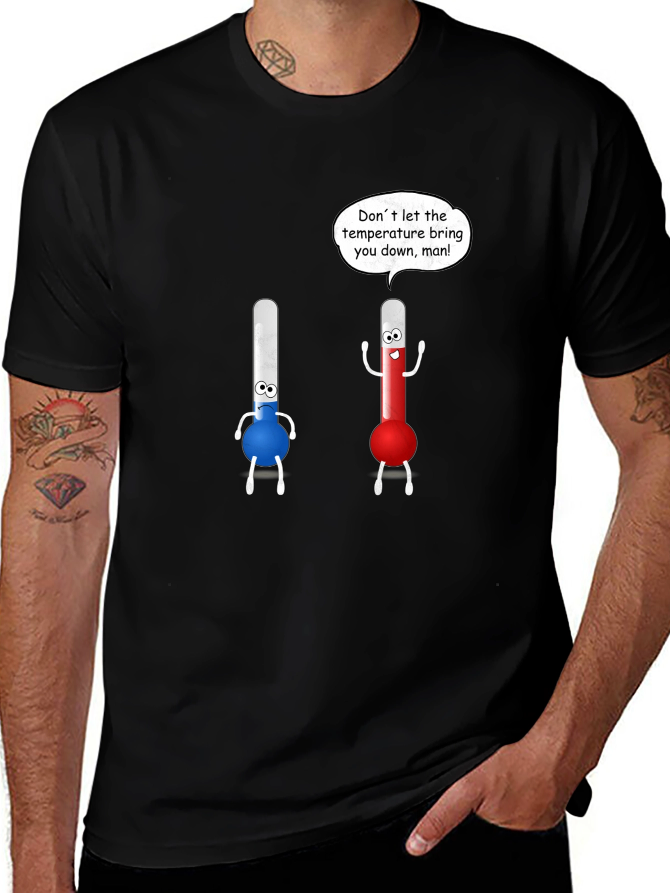 Funny Thermometer Graphic T-Shirt