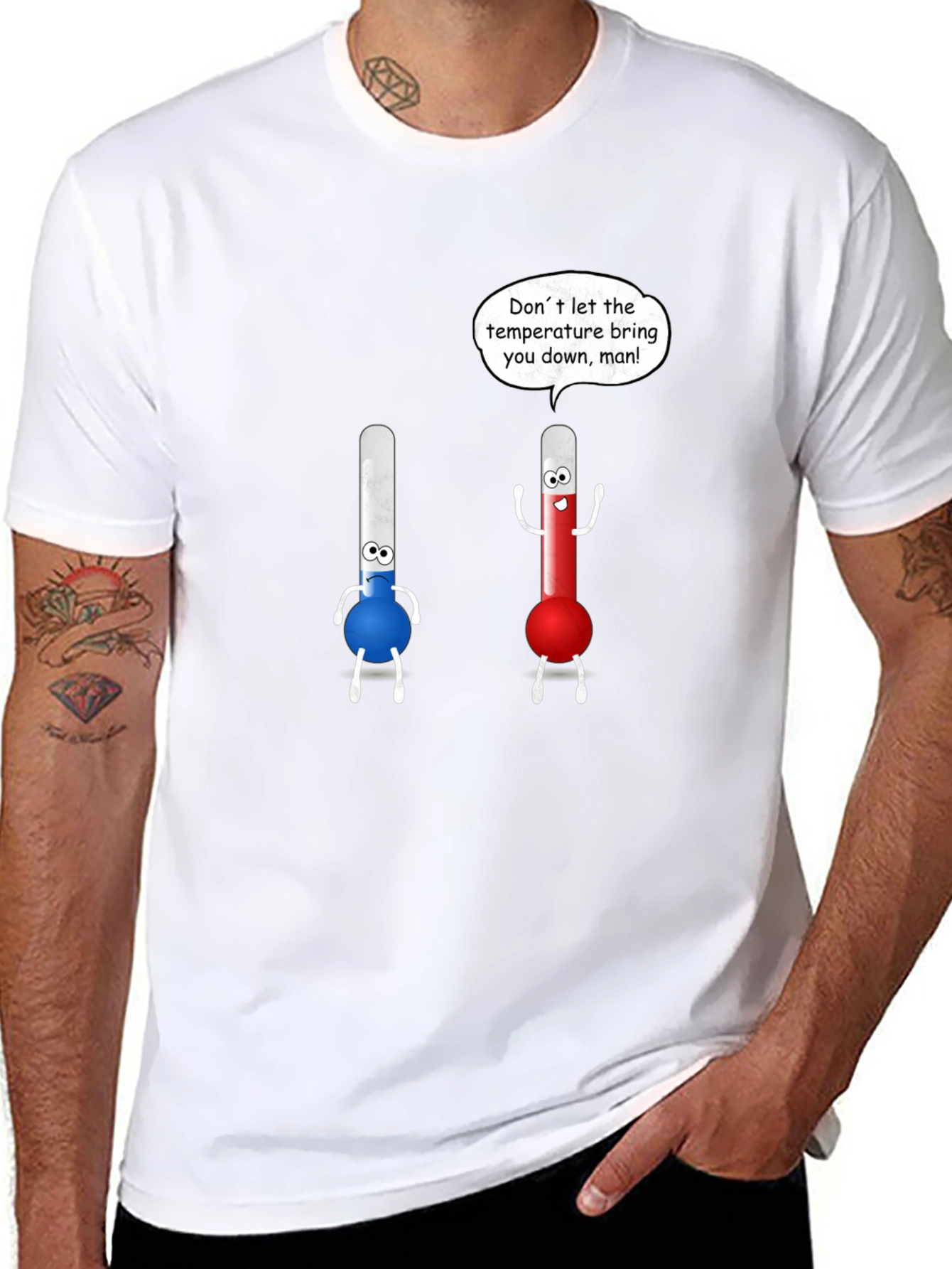 Funny Thermometer Graphic T-Shirt