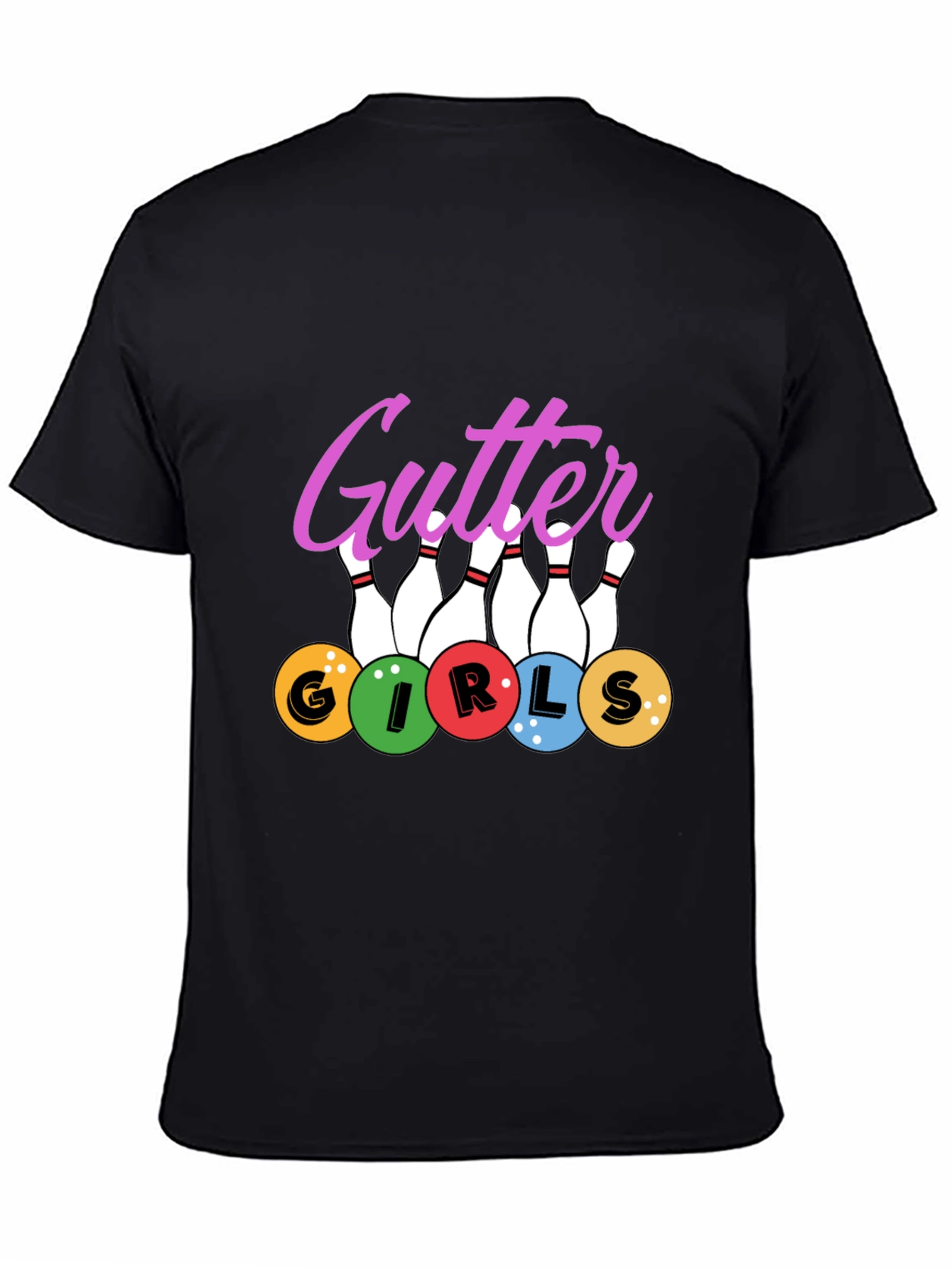 Gutter Girls Bowling T-Shirt - Novelty Tee