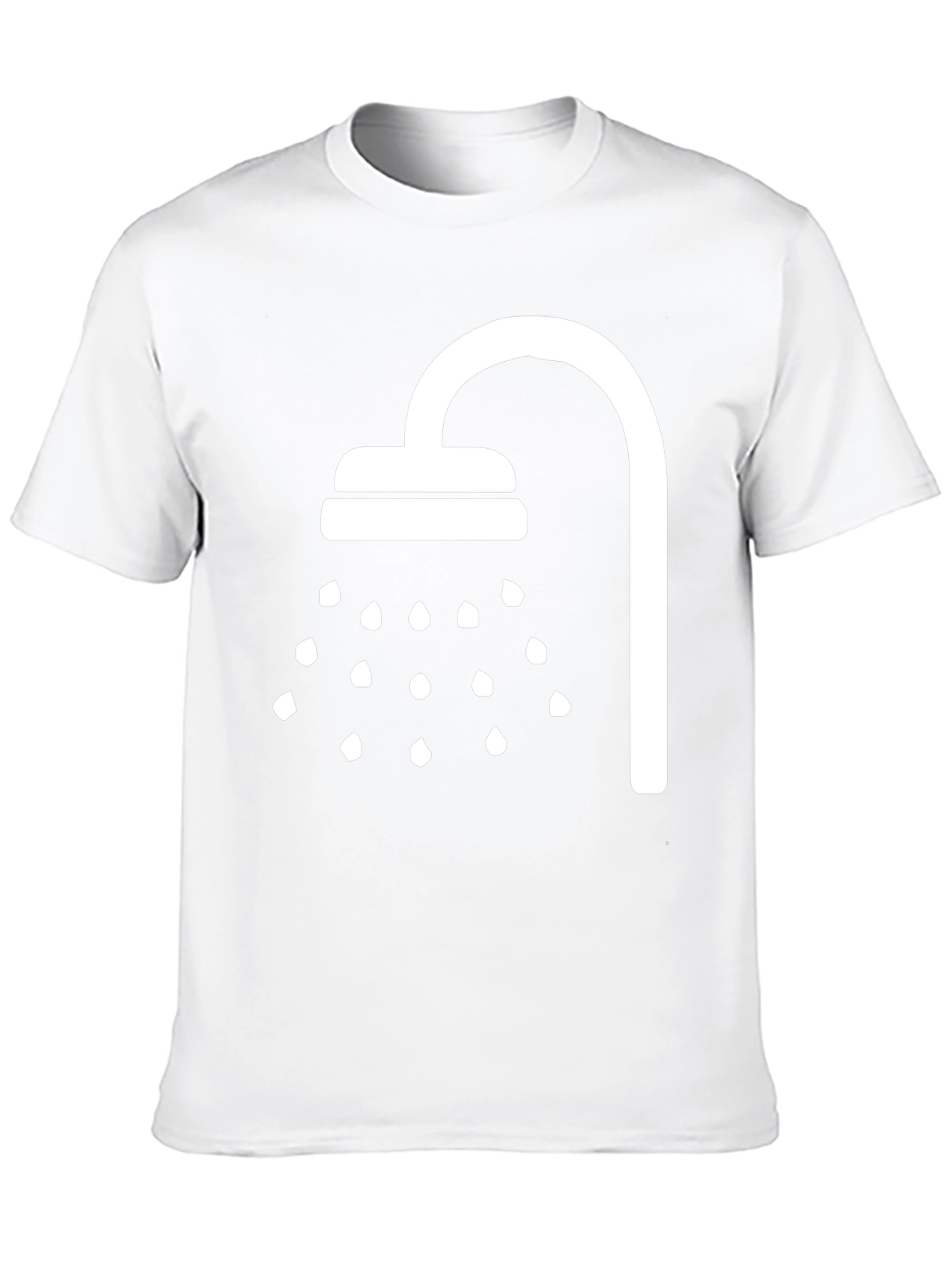 Shower Graphic T-Shirt - Black Cotton Tee