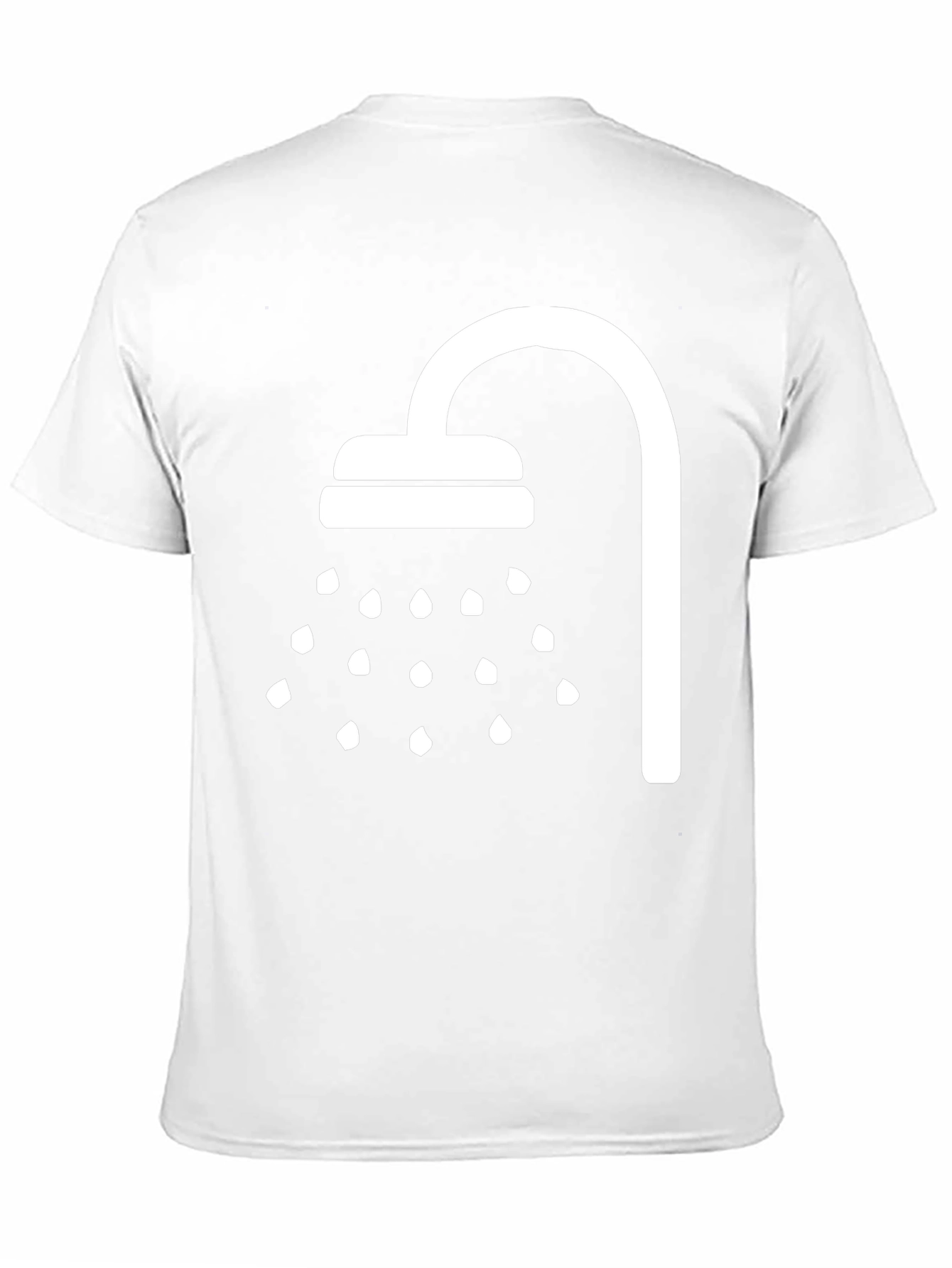 Shower Graphic T-Shirt - Black Cotton Tee