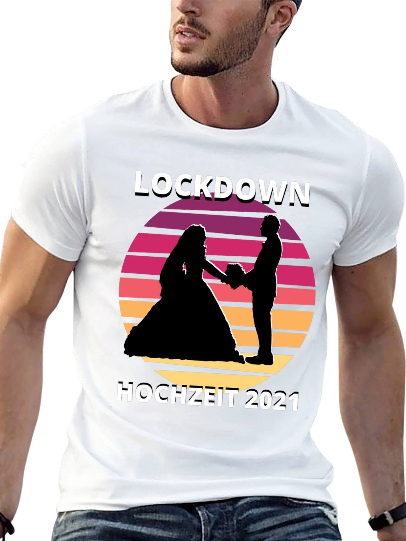 Lockdown Hochzeit 2021 T-Shirt