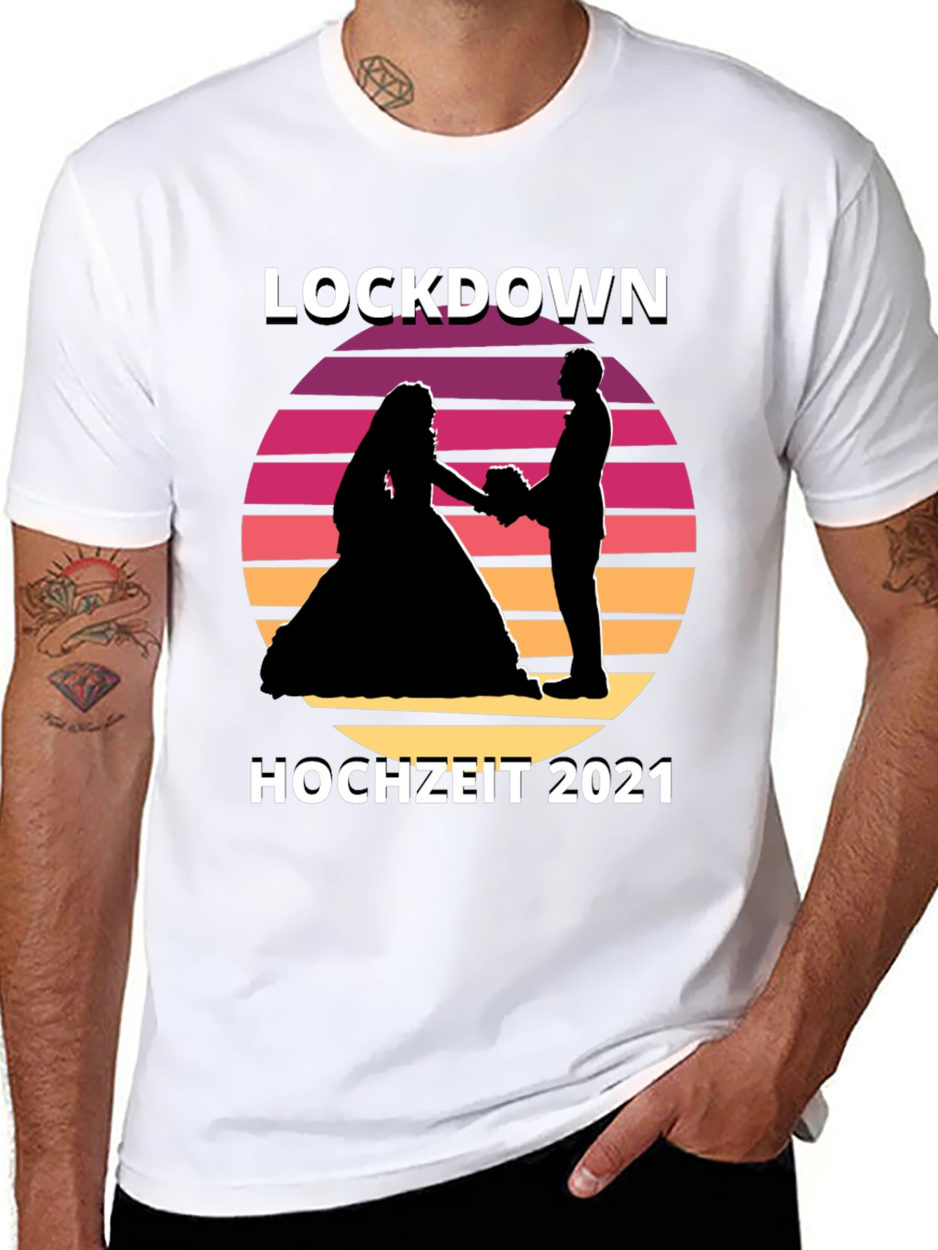 Lockdown Hochzeit 2021 T-Shirt