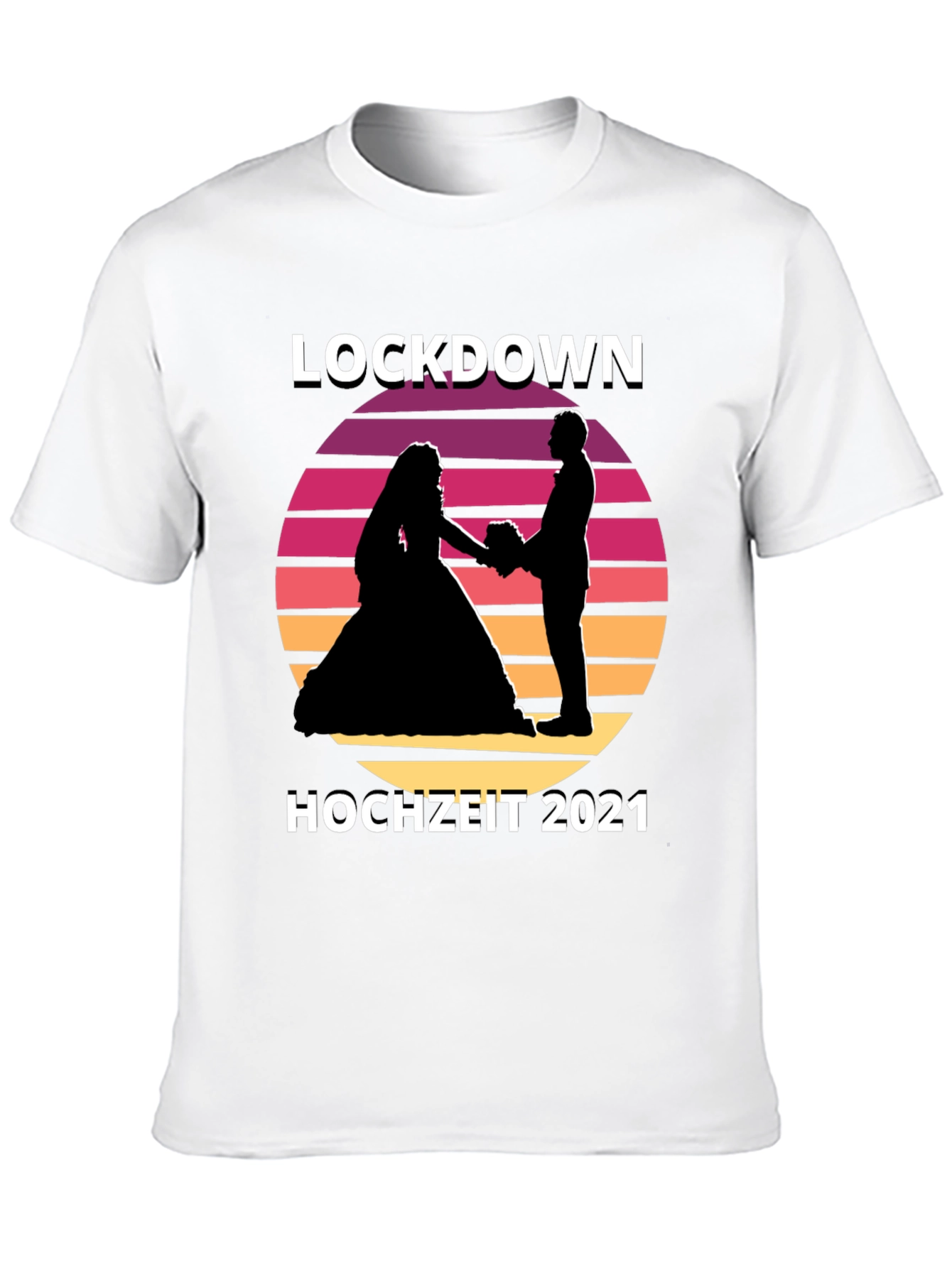 Lockdown Hochzeit 2021 T-Shirt