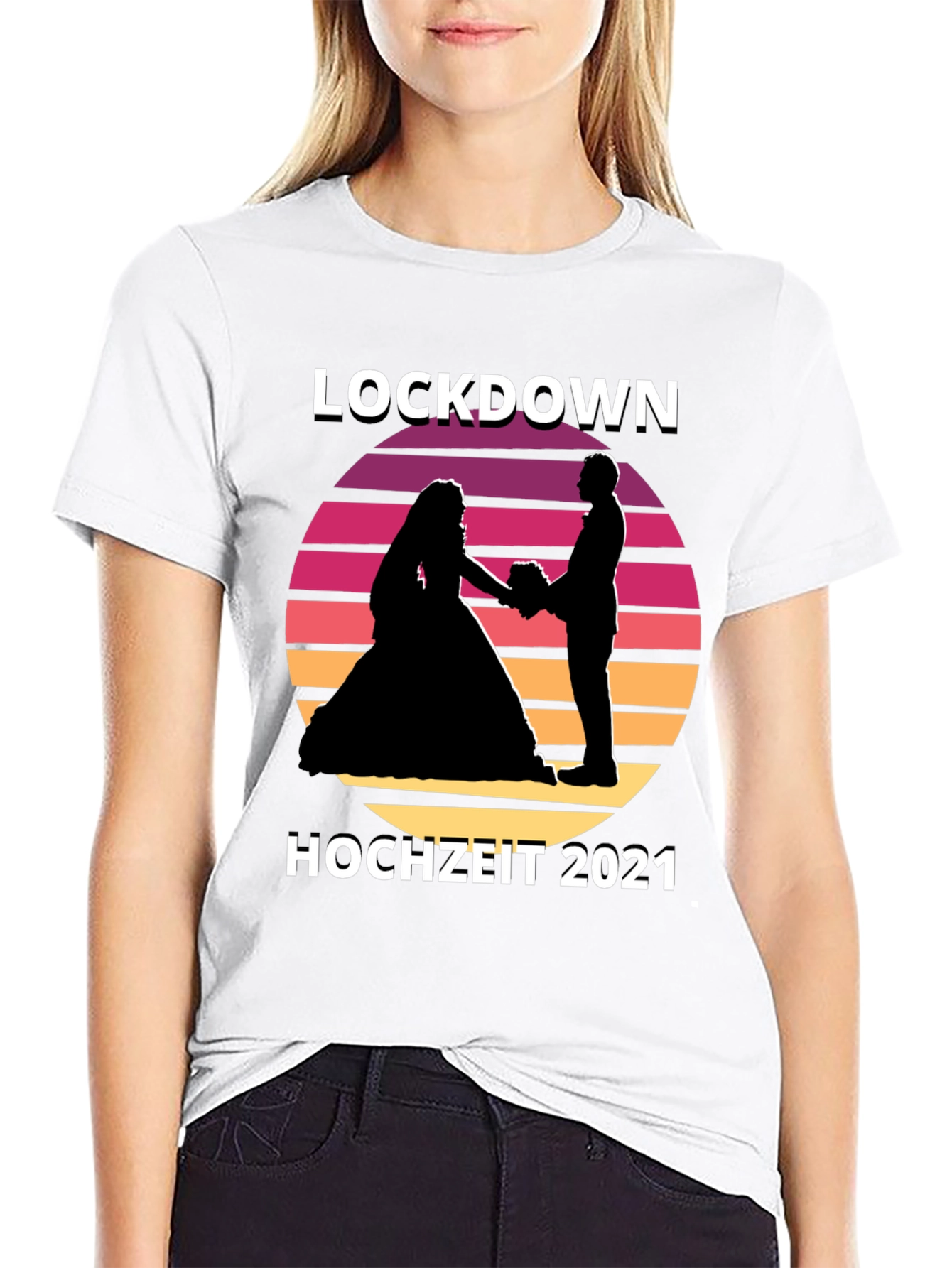 Lockdown Hochzeit 2021 T-Shirt