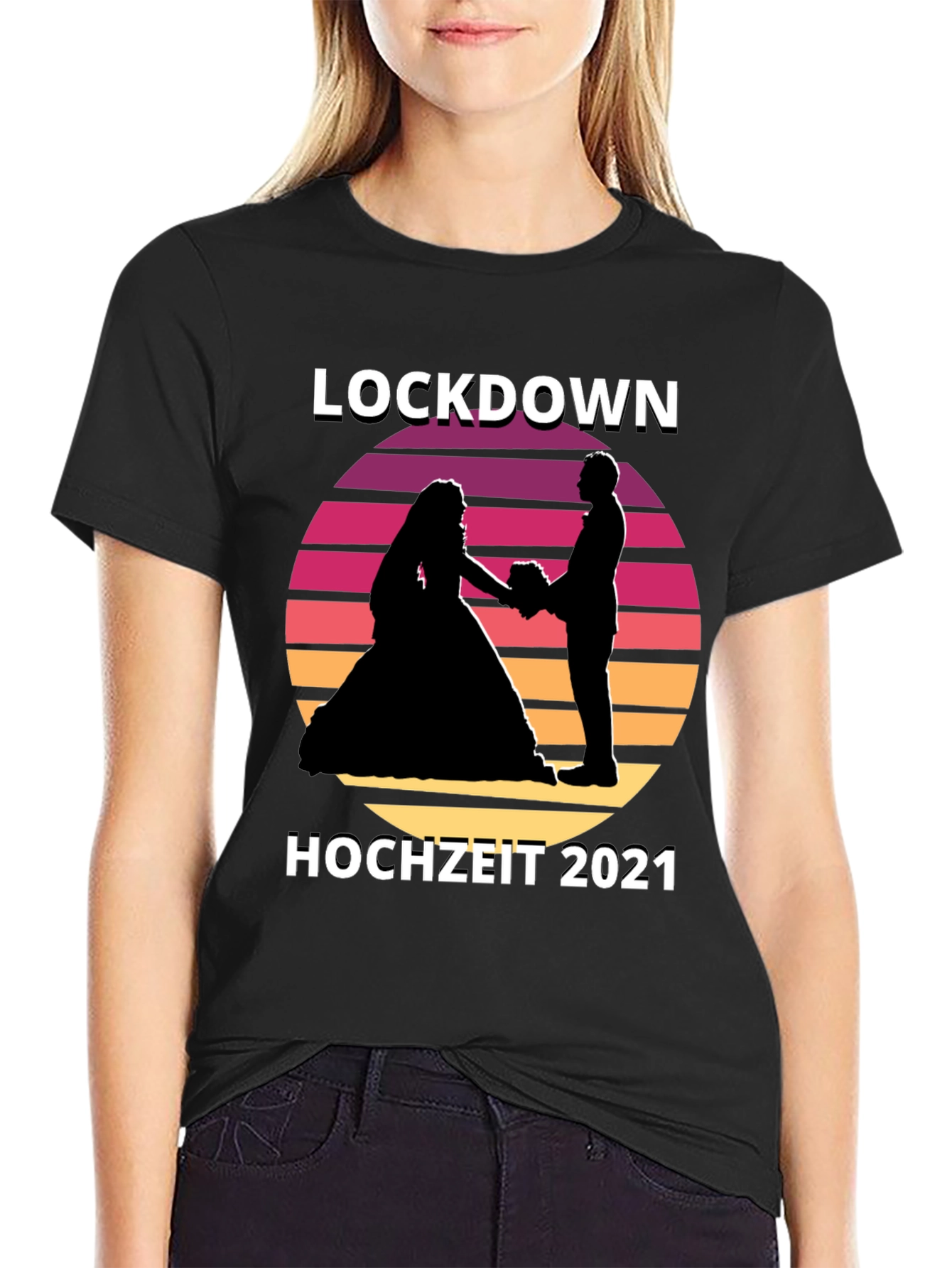 Lockdown Hochzeit 2021 T-Shirt