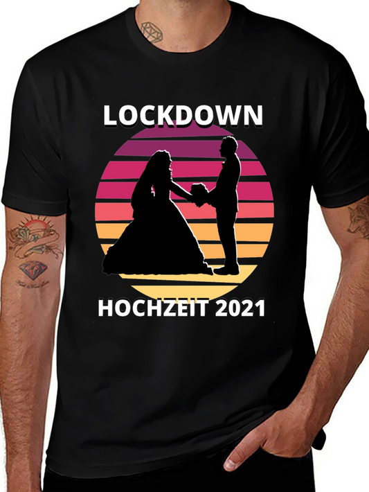 Lockdown Hochzeit 2021 T-Shirt