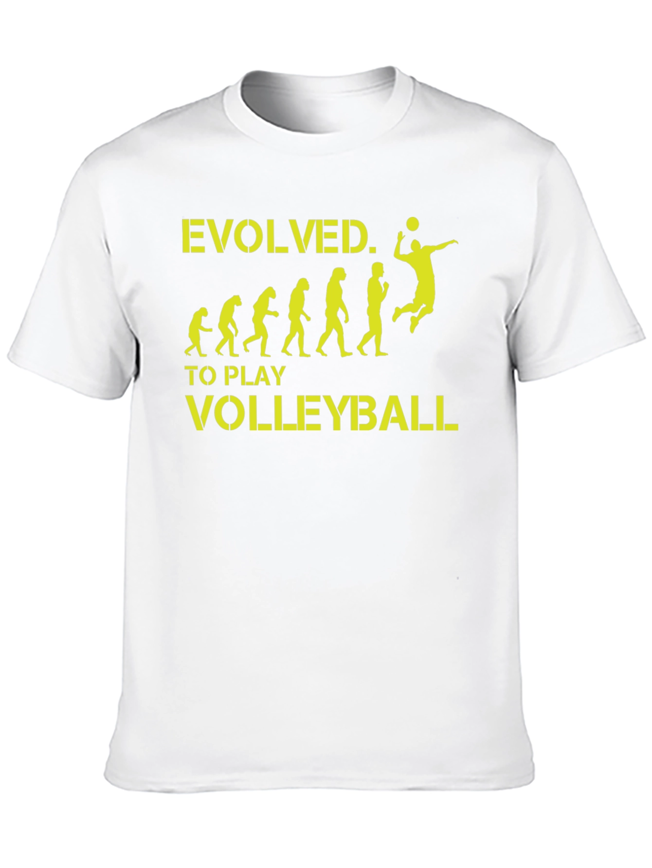 Evolved Volleyball T-Shirt - Black Cotton Tee