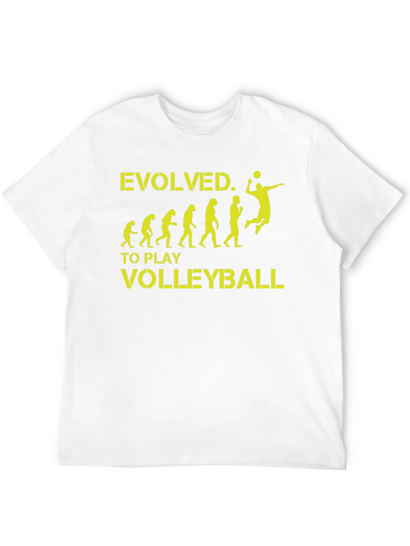 Evolved Volleyball T-Shirt - Black Cotton Tee