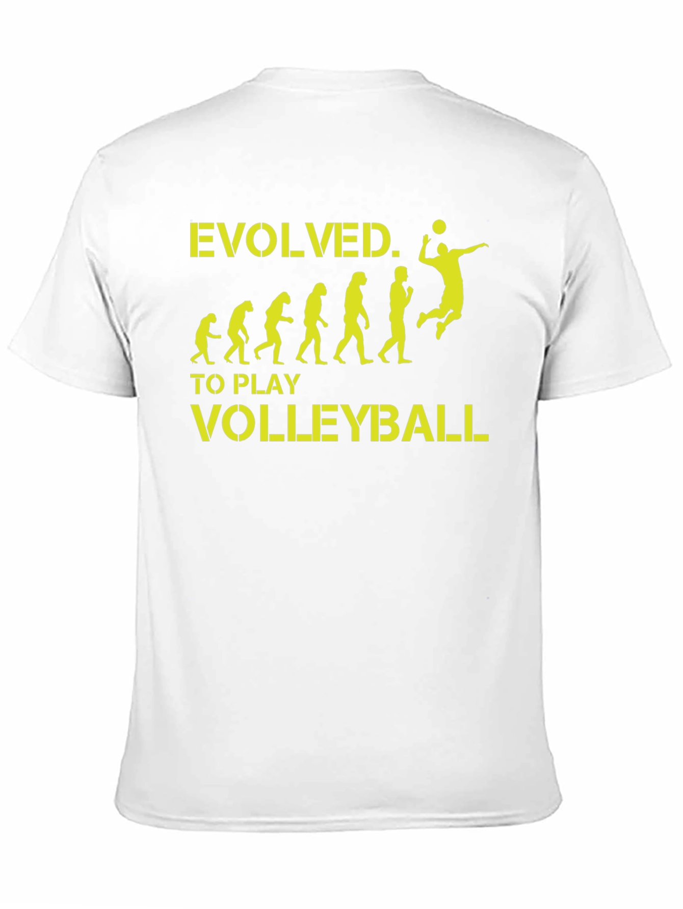 Evolved Volleyball T-Shirt - Black Cotton Tee
