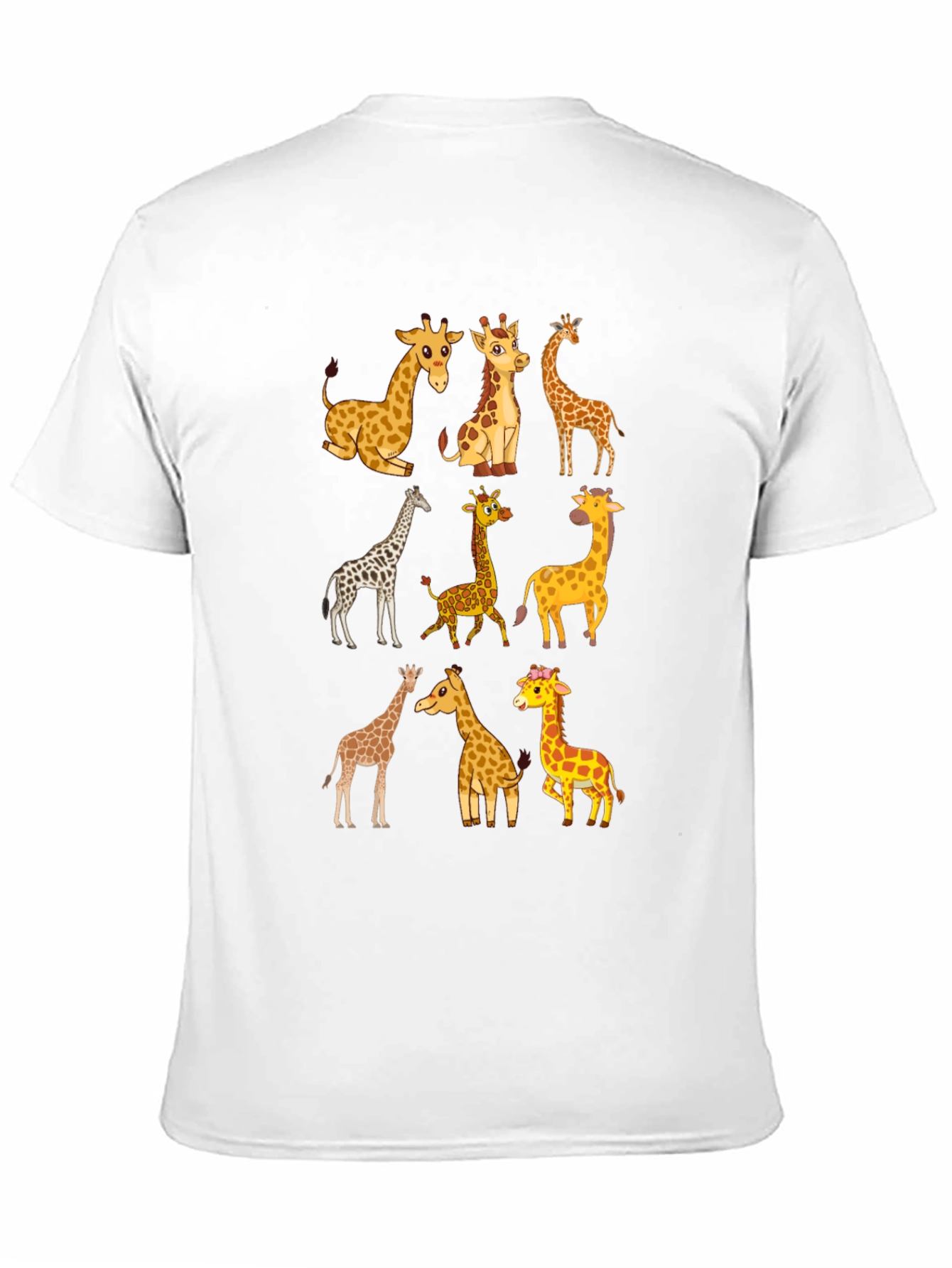 Giraffe Graphic Tee - Fun Animal Print