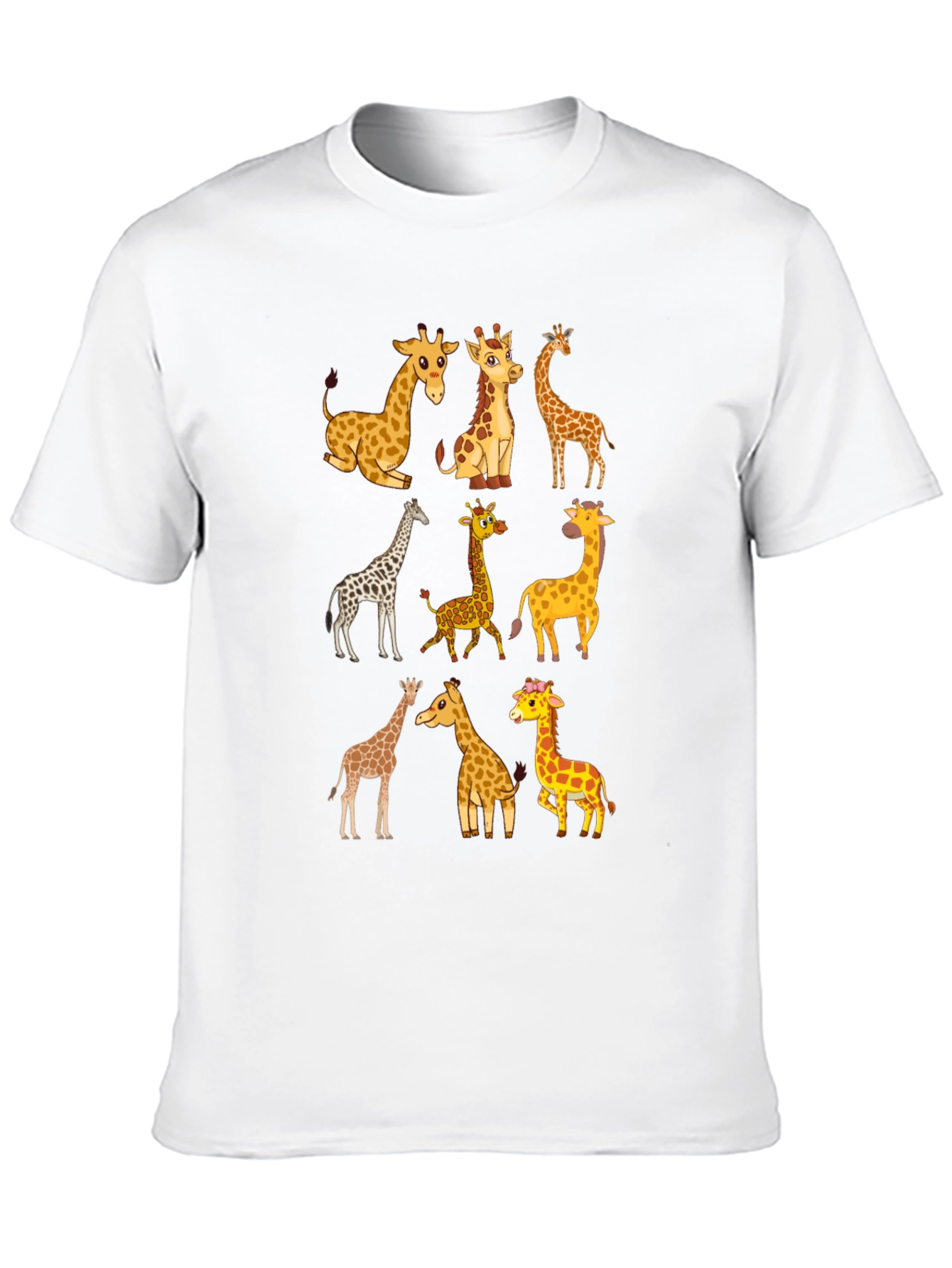 Giraffe Graphic Tee - Fun Animal Print