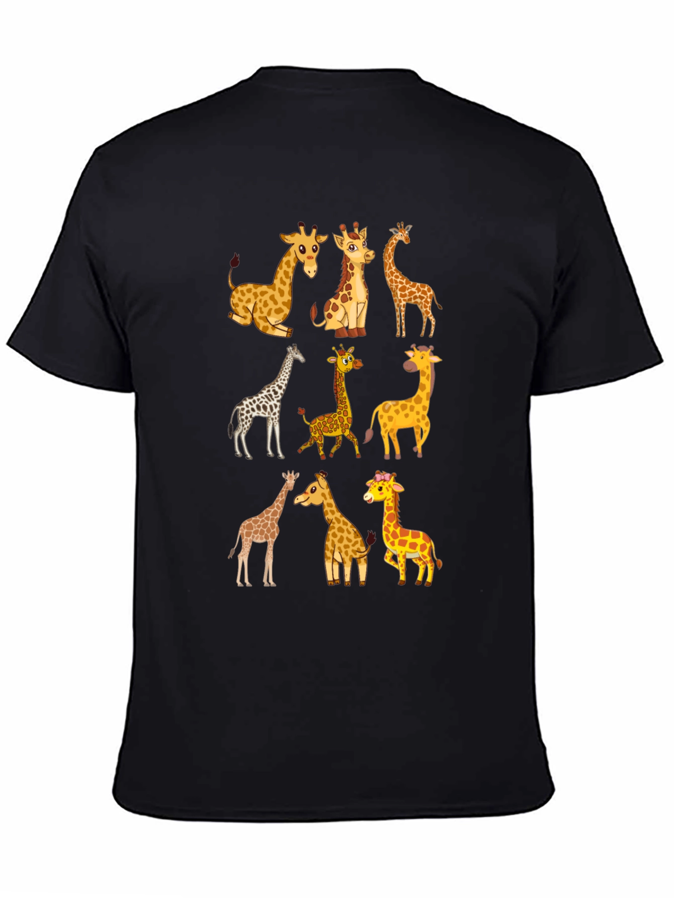 Giraffe Graphic Tee - Fun Animal Print