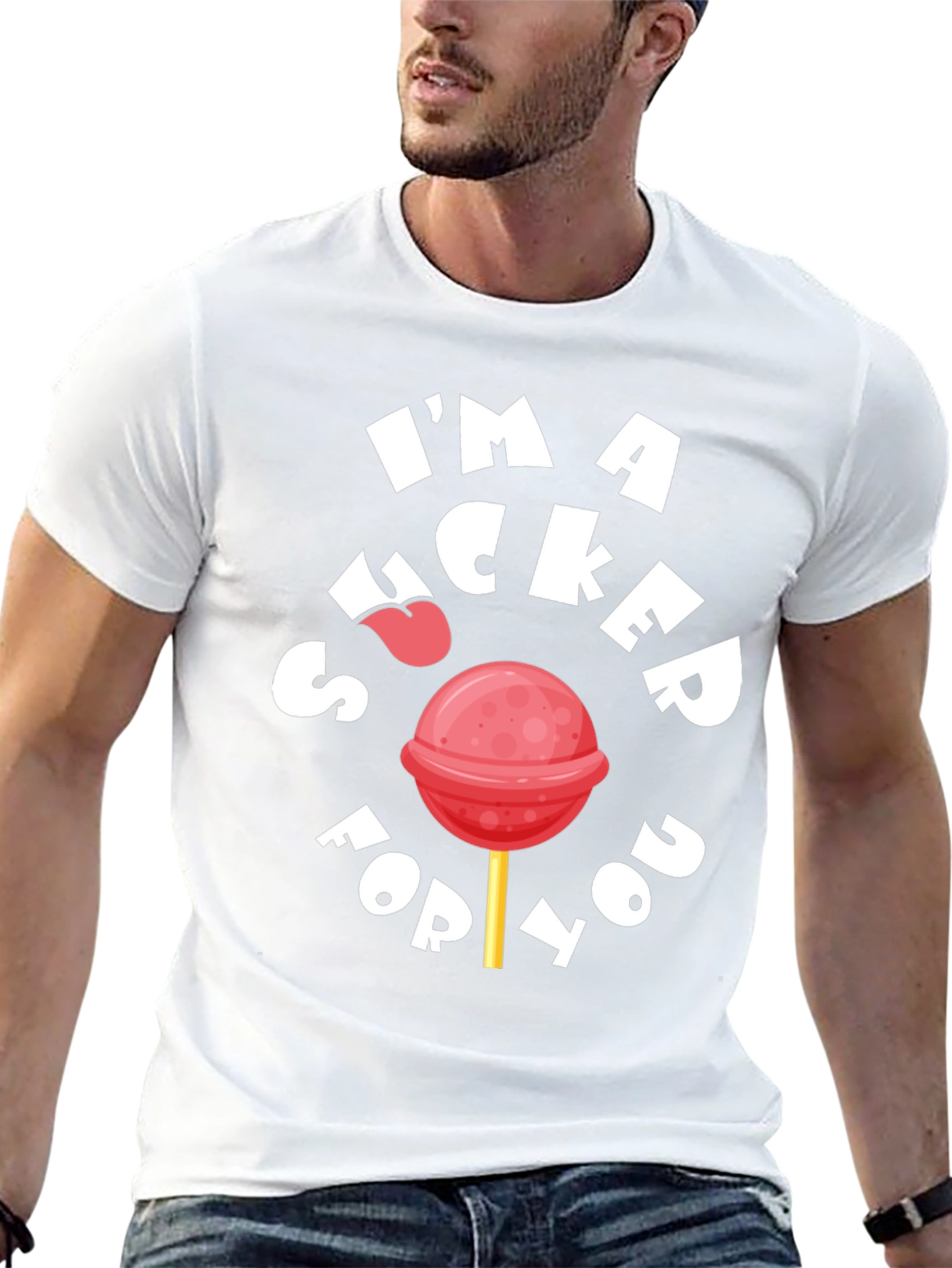 Sucker For You Graphic Tee - Black T-Shirt