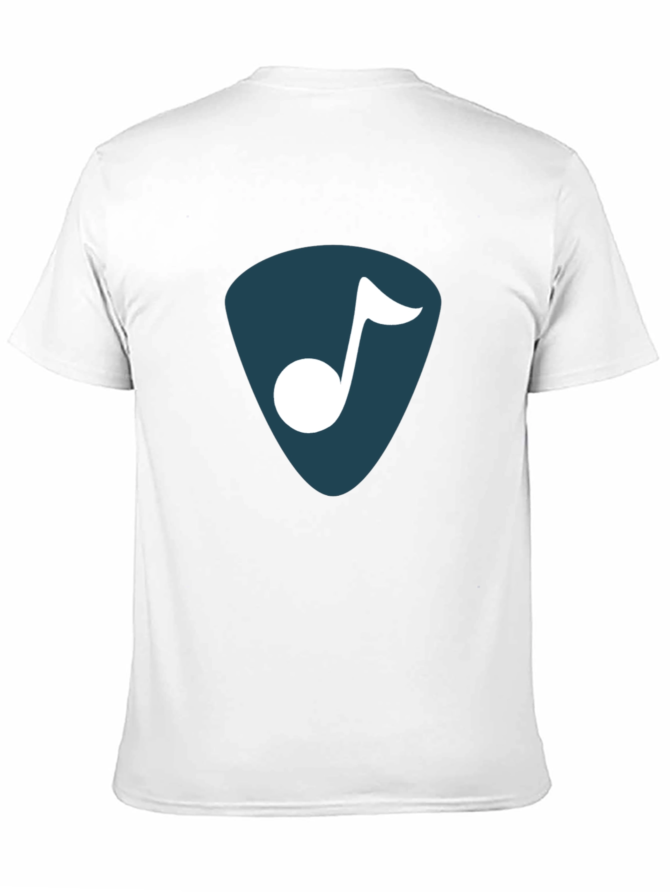 Stylish Music Note Graphic T-Shirt - Black