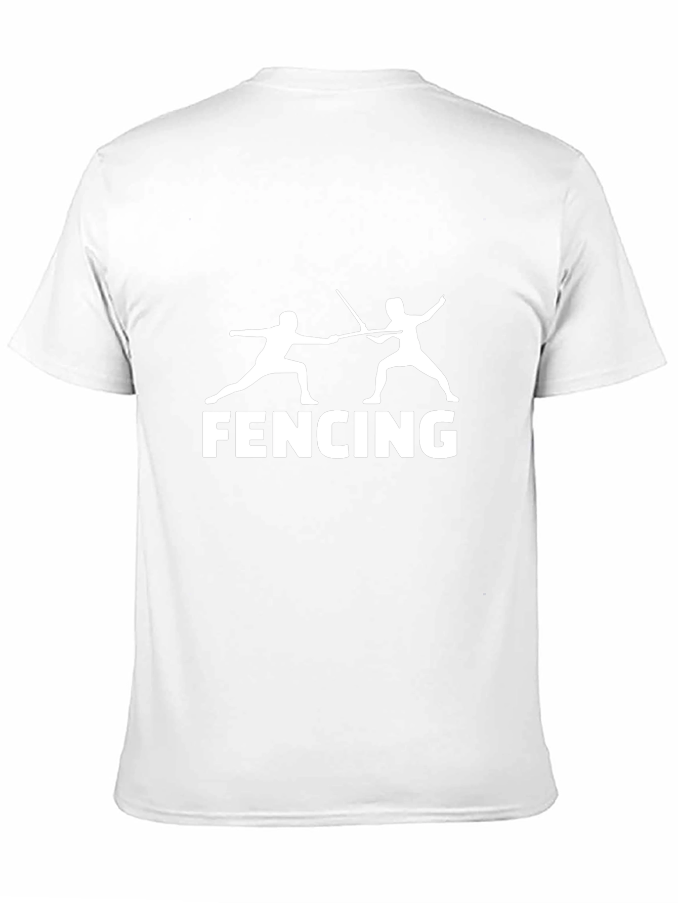 Fencing Graphic Tee - Swordplay Enthusiast Shirt