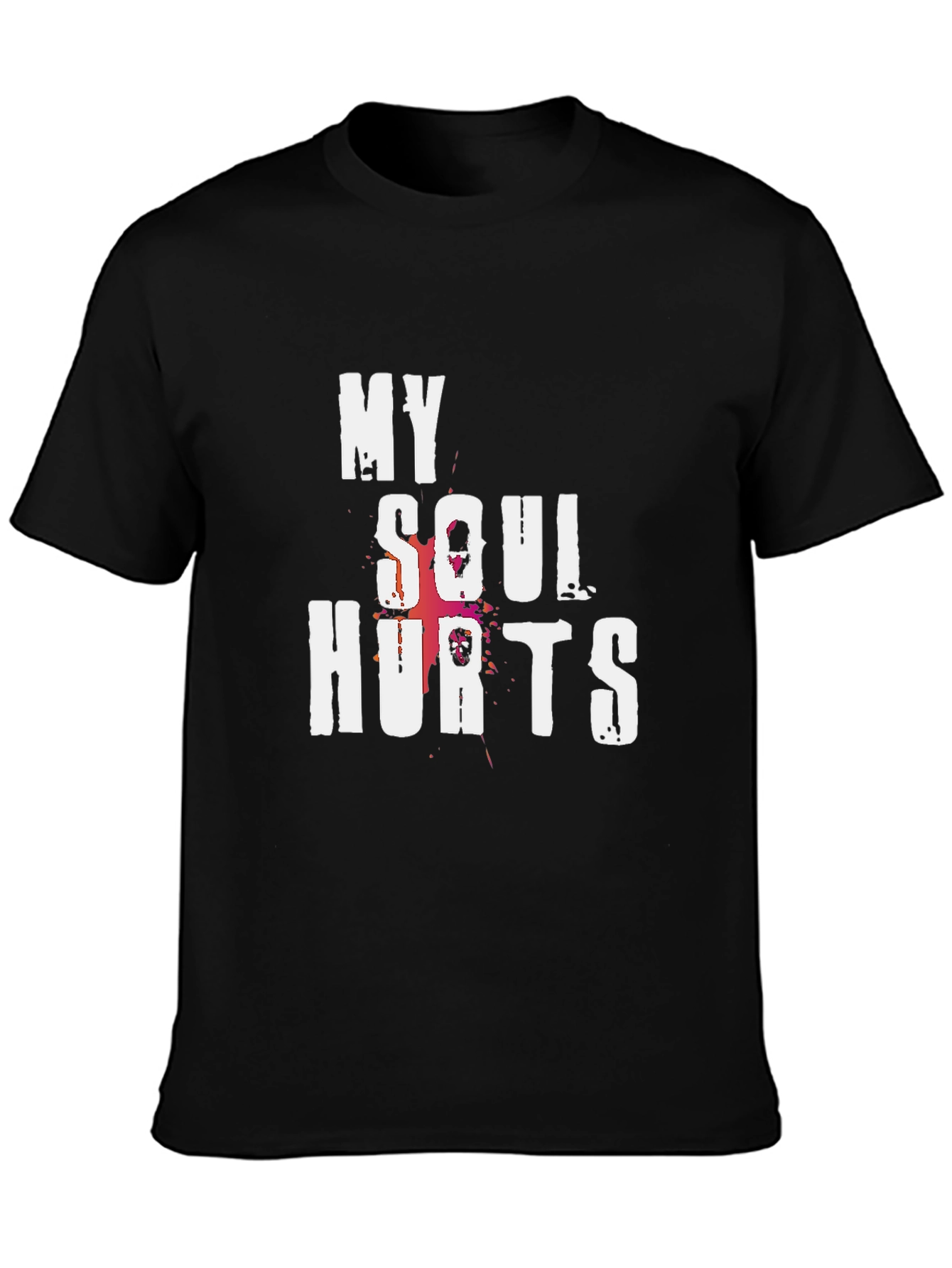 My Soul Hurts Graphic T-Shirt - Black