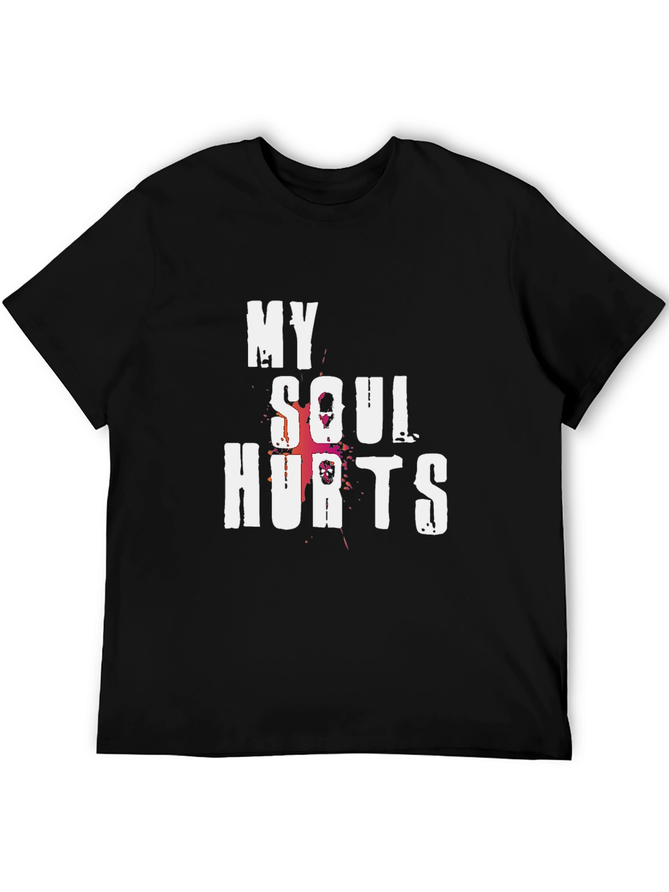 My Soul Hurts Graphic T-Shirt - Black