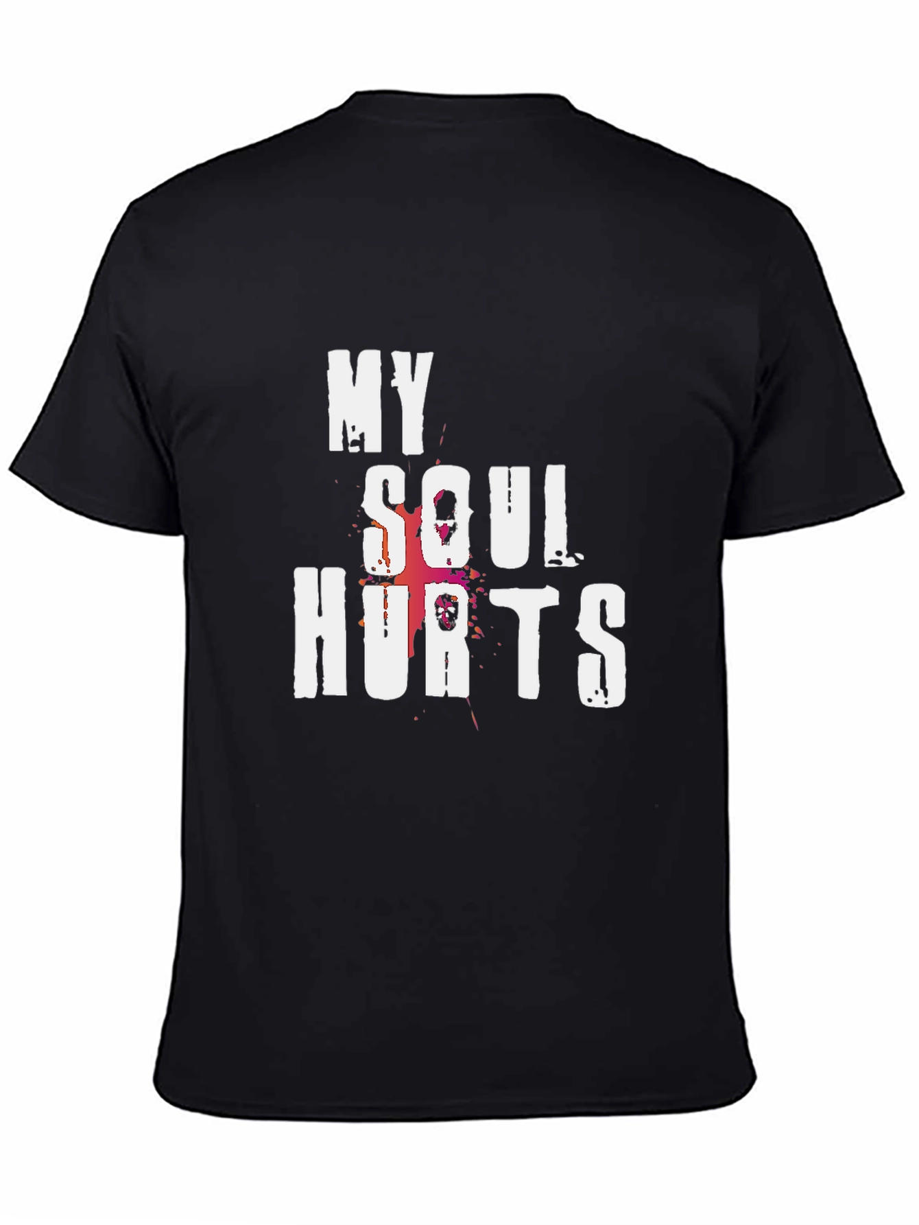 My Soul Hurts Graphic T-Shirt - Black