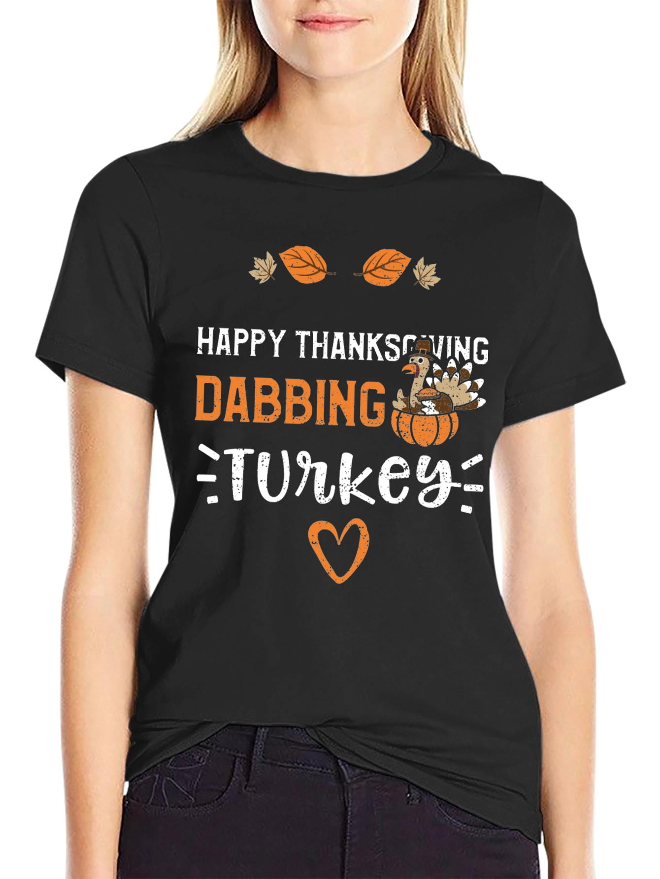 Happy Thanksgiving Dabbing Turkey T-Shirt
