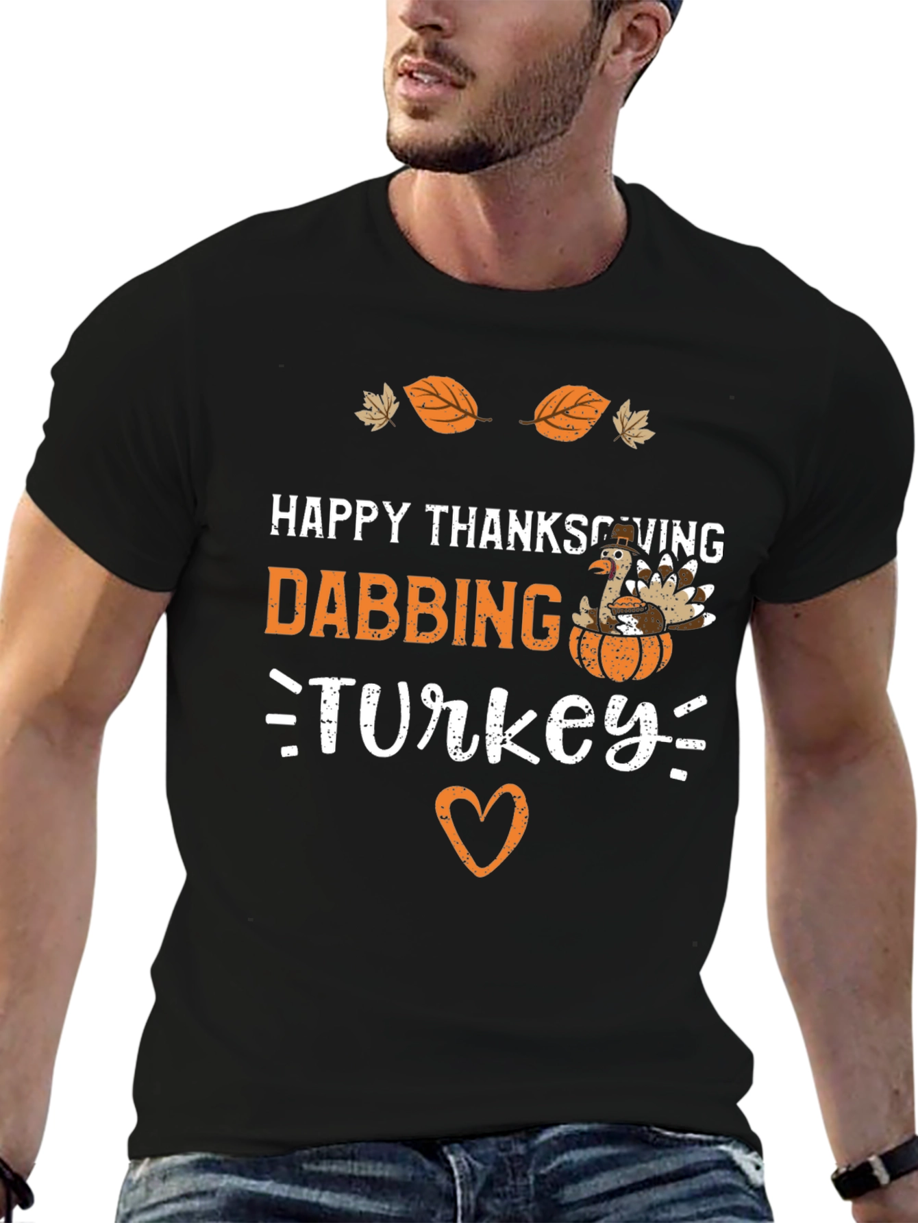 Happy Thanksgiving Dabbing Turkey T-Shirt