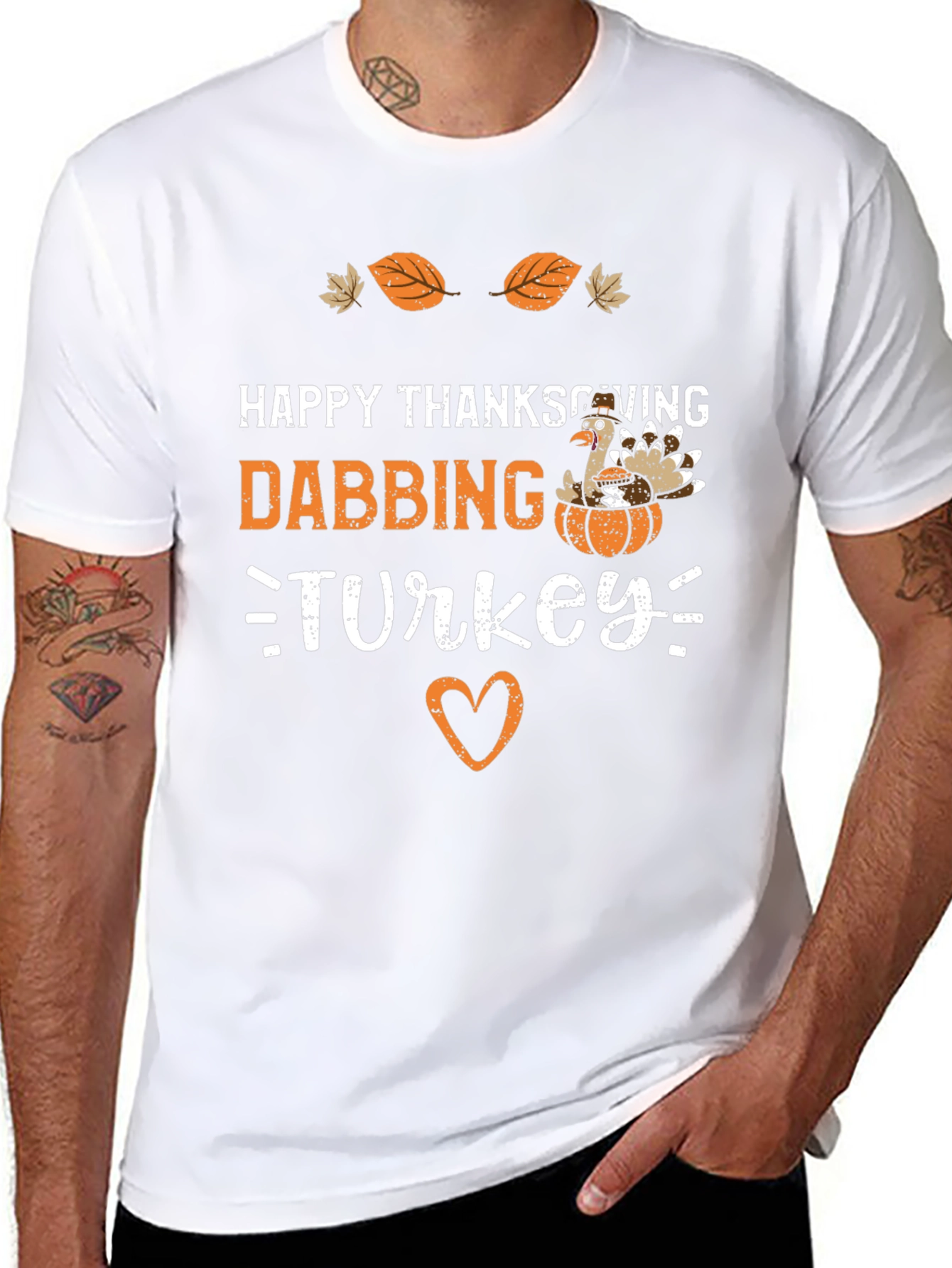 Happy Thanksgiving Dabbing Turkey T-Shirt