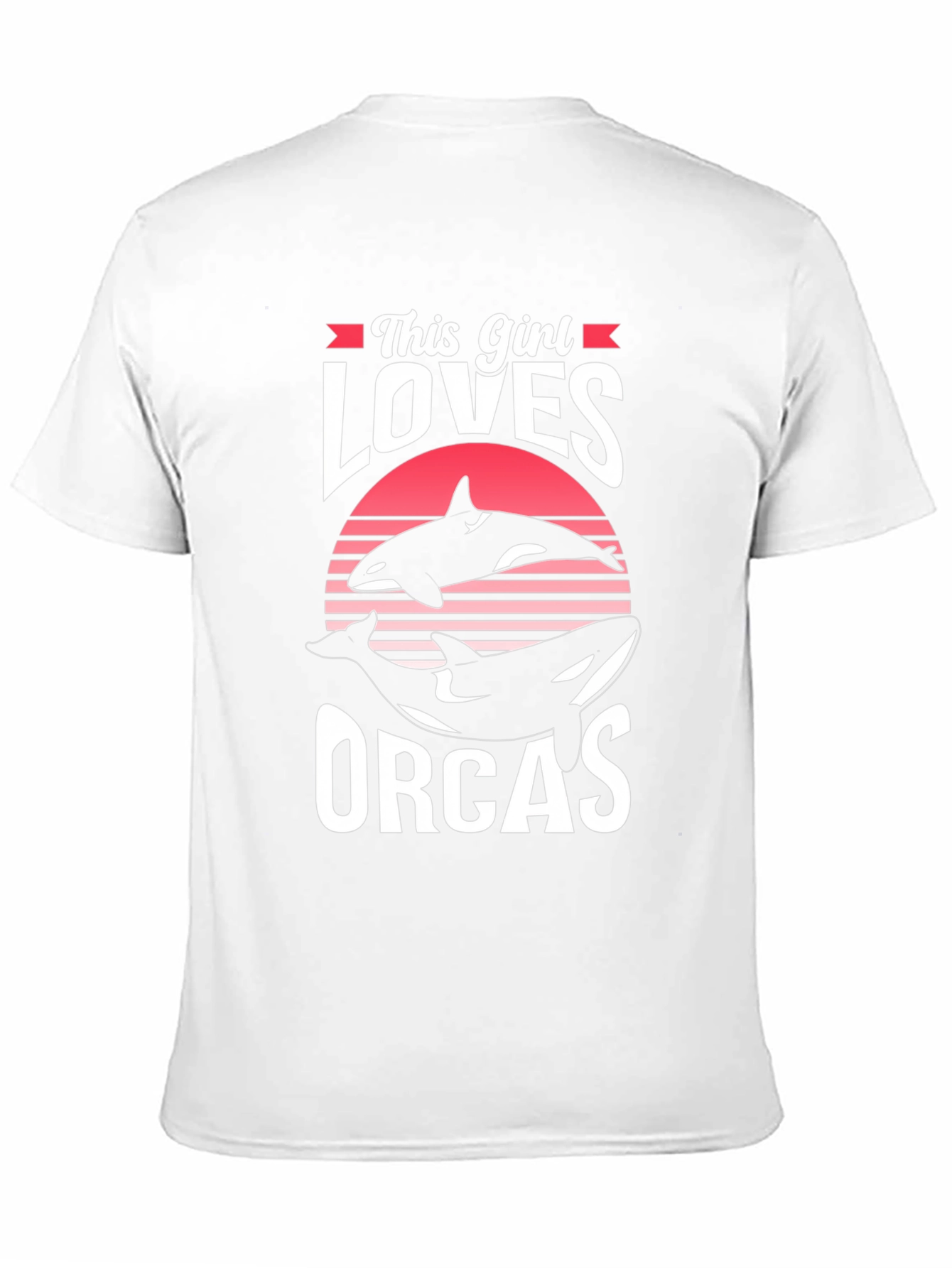 This Girl Loves Orcas T-Shirt - Black Unisex