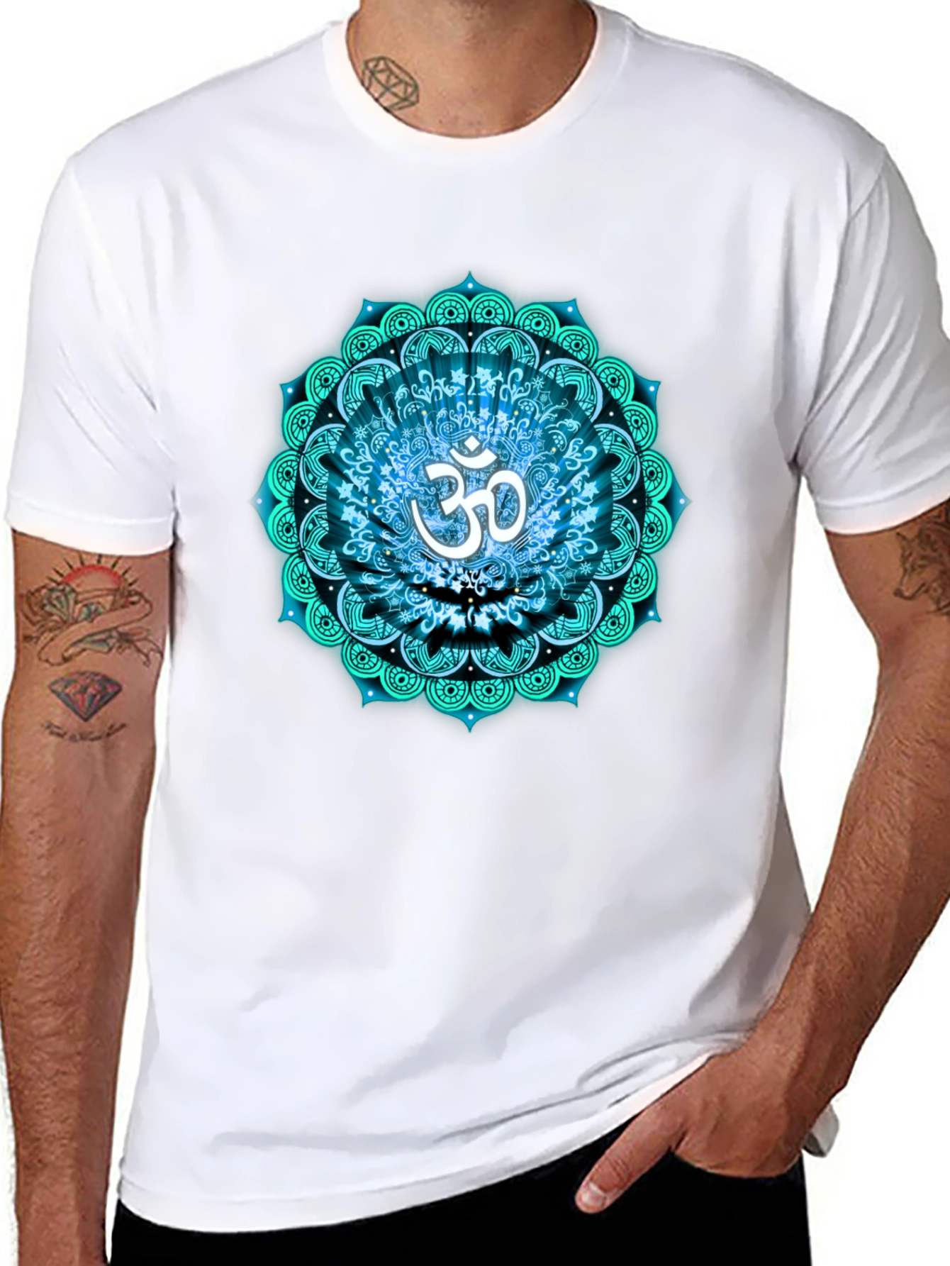 Om Mandala T-Shirt - Spiritual Yoga Design