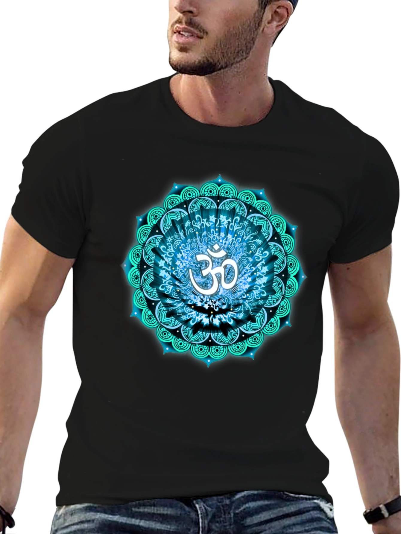 Om Mandala T-Shirt - Spiritual Yoga Design