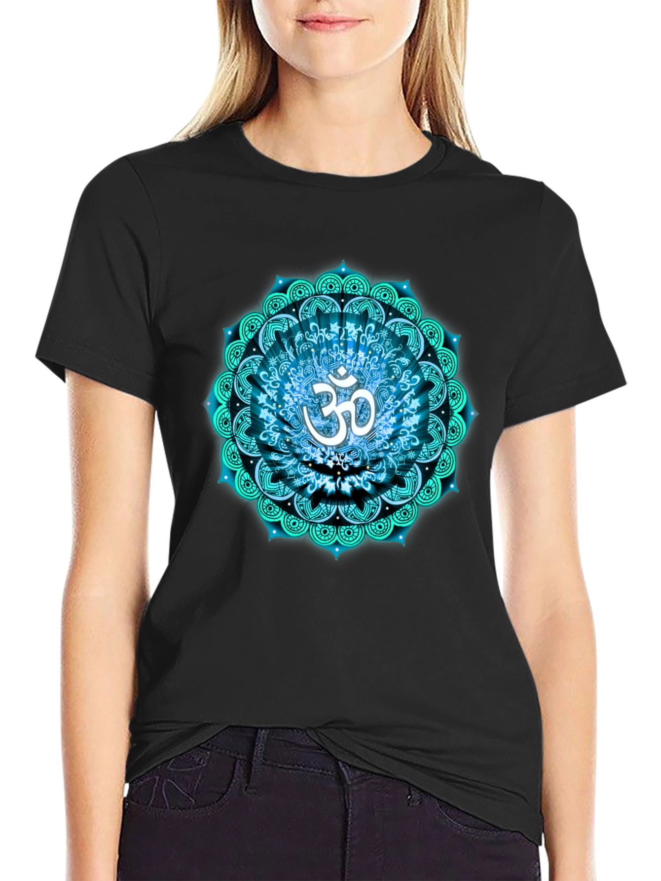 Om Mandala T-Shirt - Spiritual Yoga Design