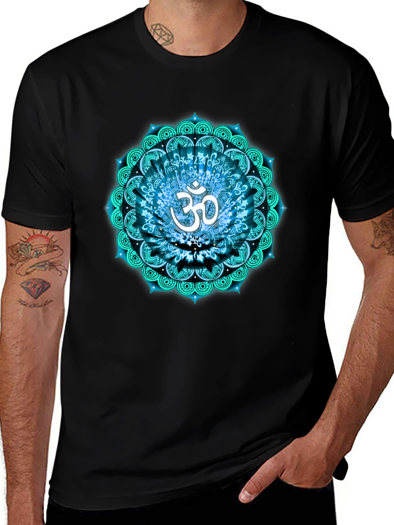 Om Mandala T-Shirt - Spiritual Yoga Design