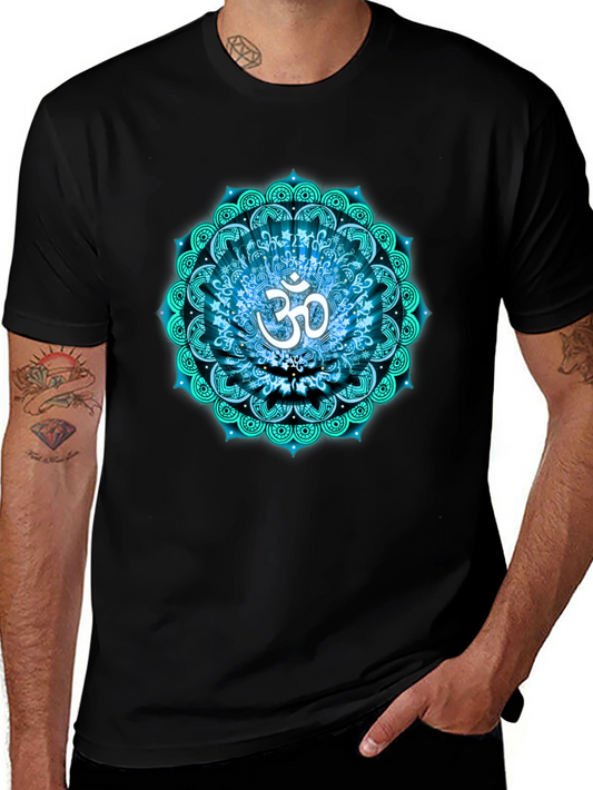 Om Mandala T-Shirt - Spiritual Yoga Design