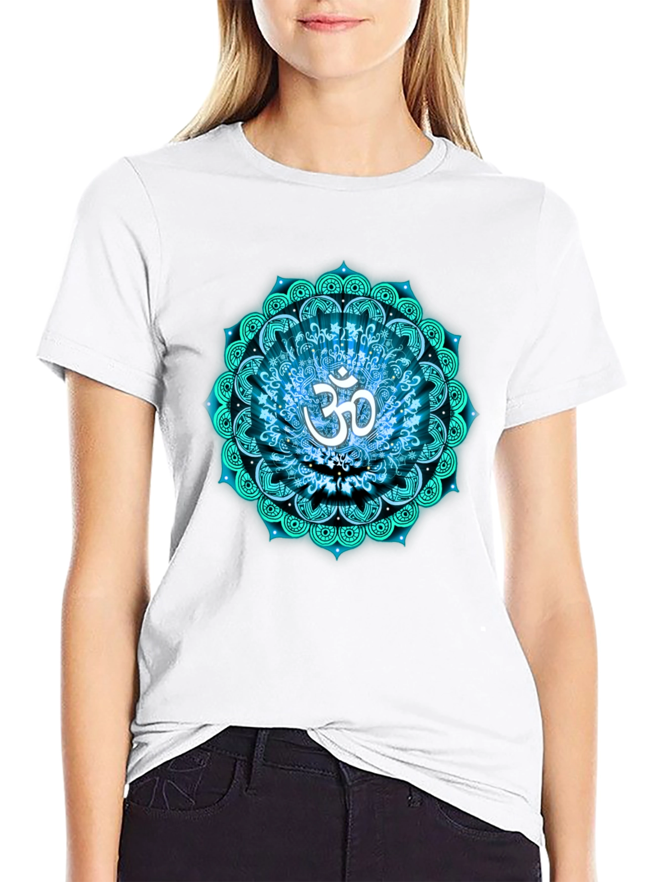 Om Mandala T-Shirt - Spiritual Yoga Design