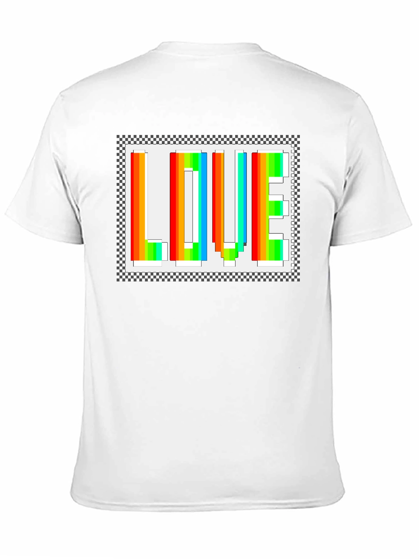 Rainbow LOVE Graphic Tee - Black