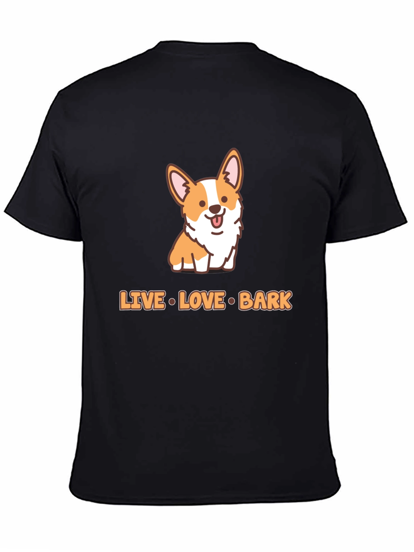 Live Love Bark Corgi T-Shirt