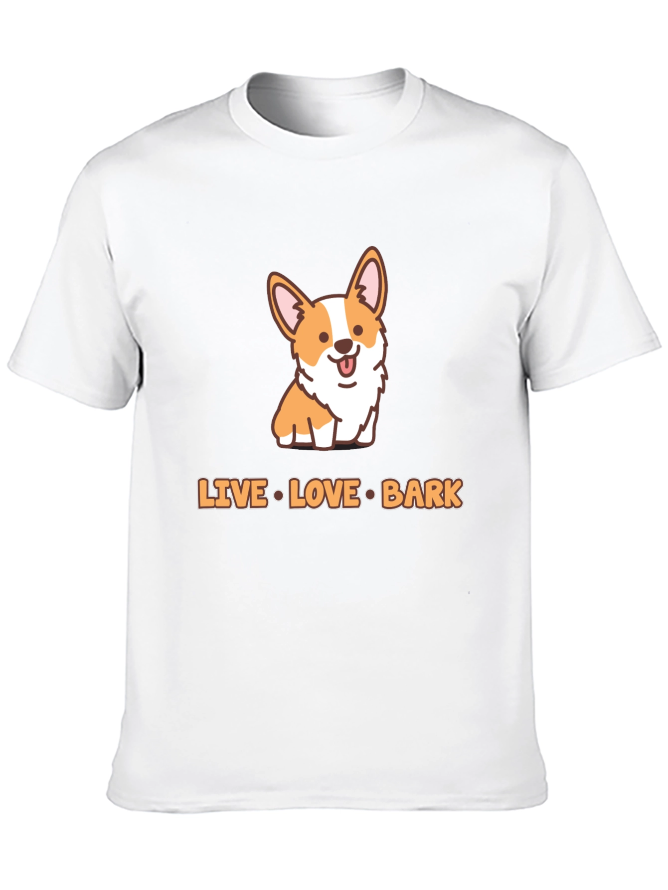 Live Love Bark Corgi T-Shirt