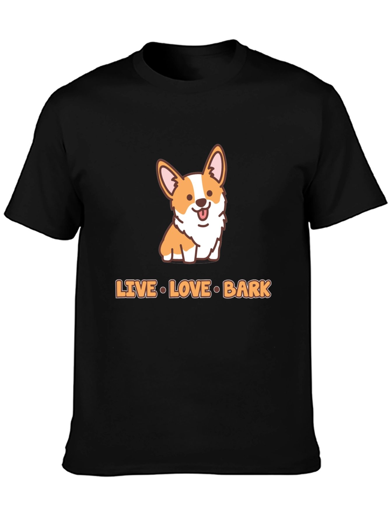 Live Love Bark Corgi T-Shirt