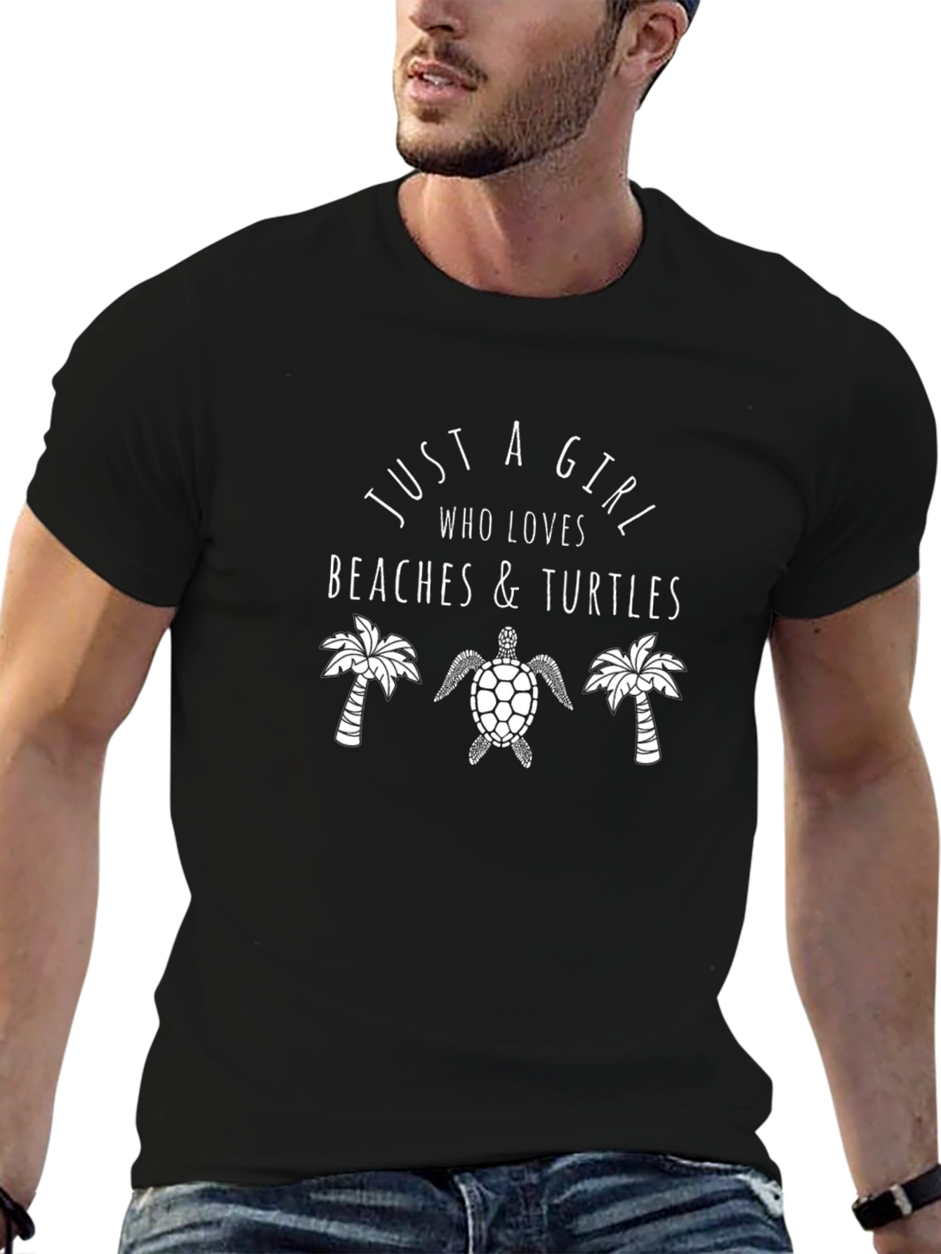Beaches & Turtles Graphic T-Shirt