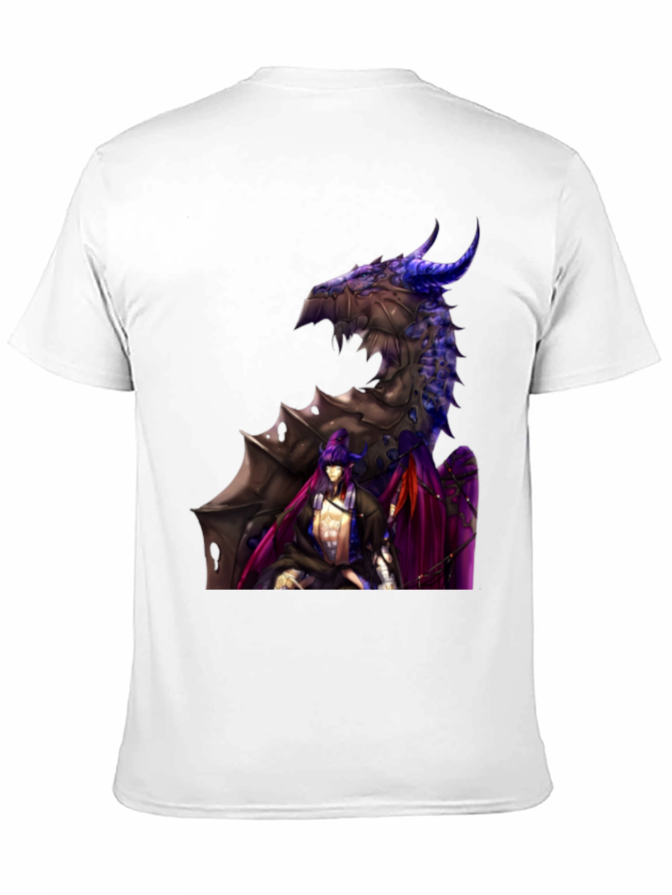 Dragon and Warriors Graphic T-Shirt