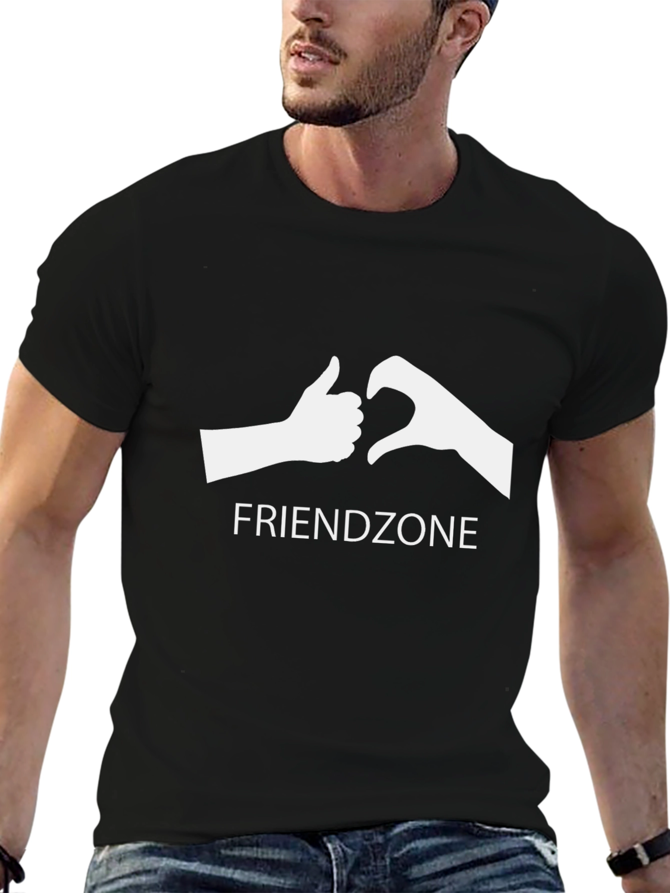 Friendzone Graphic T-Shirt - Black