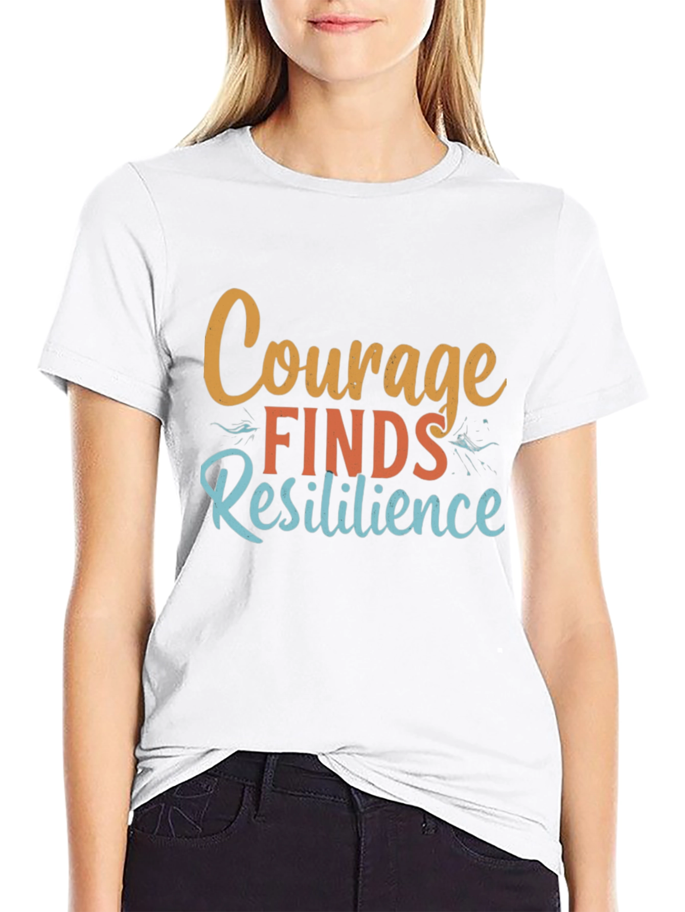 Courage Finds Resilience Graphic Tee