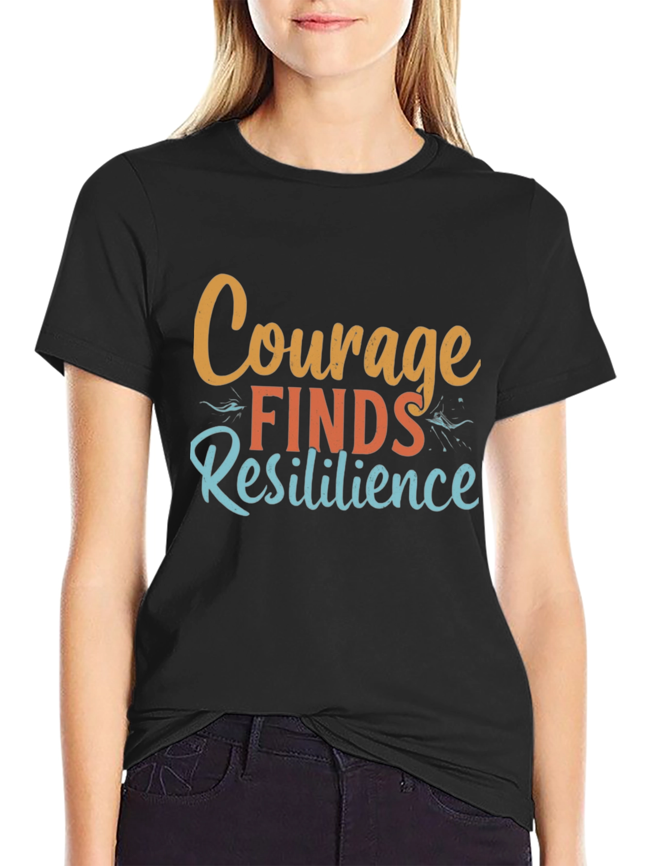 Courage Finds Resilience Graphic Tee