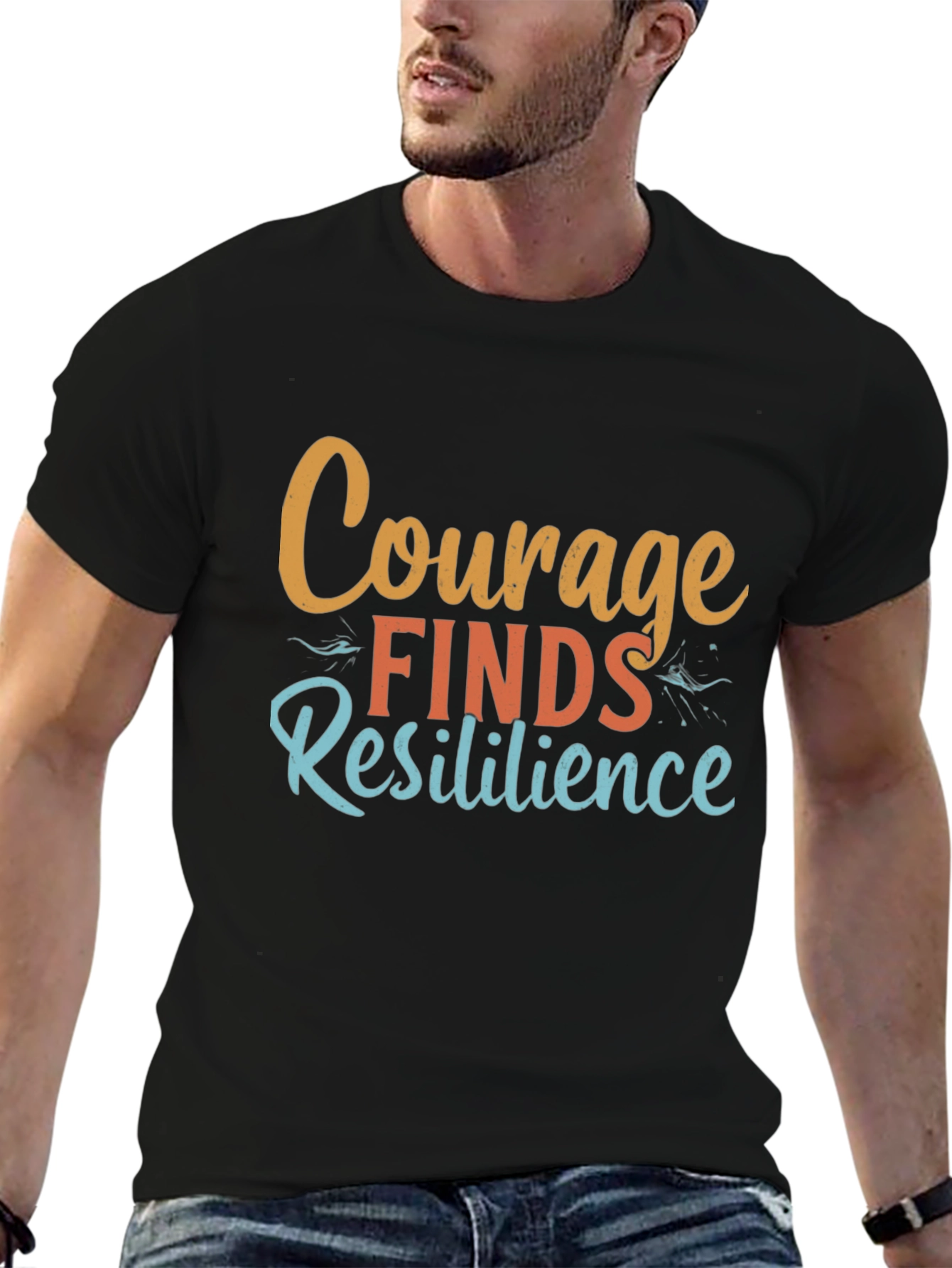 Courage Finds Resilience Graphic Tee