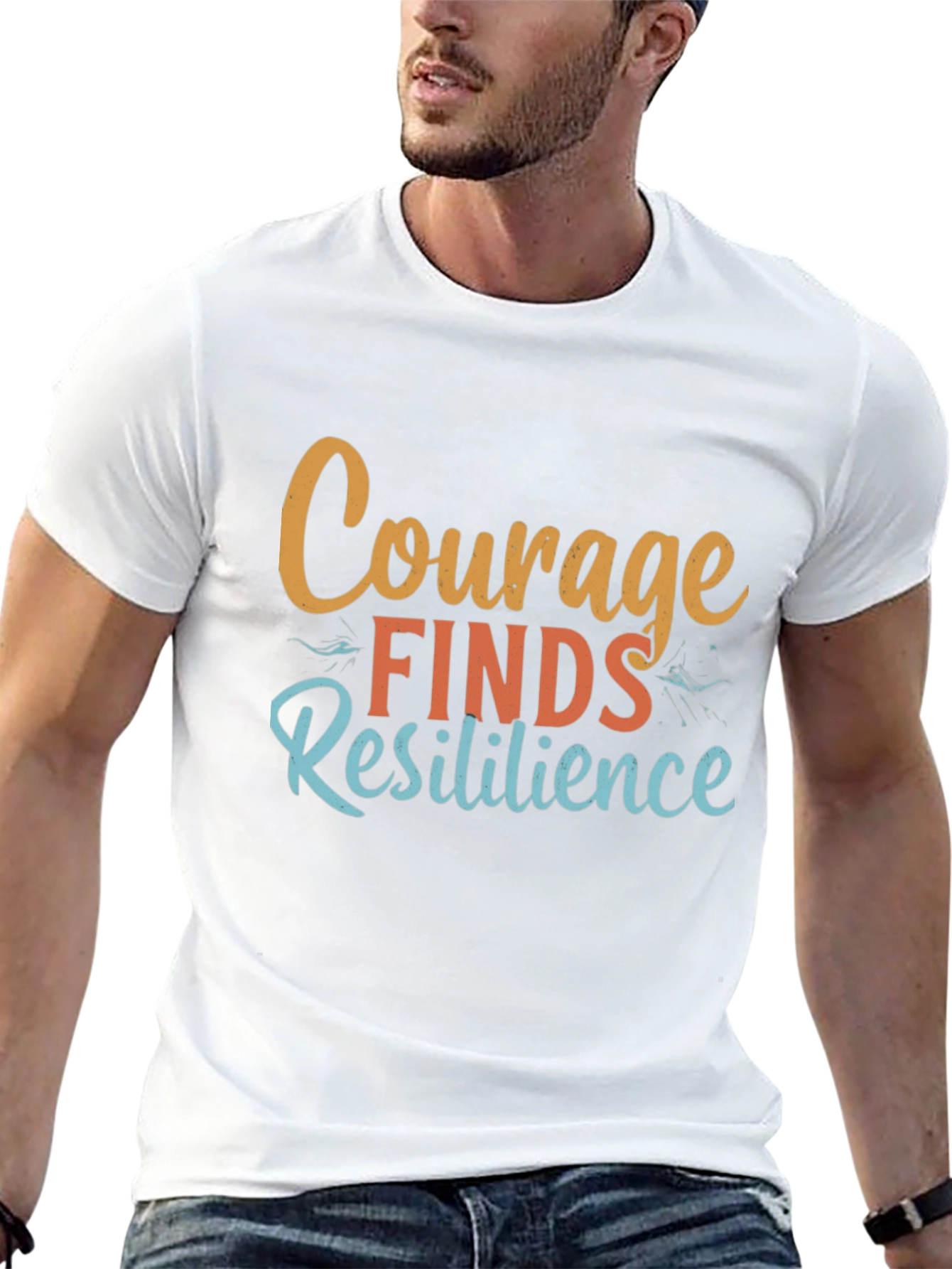 Courage Finds Resilience Graphic Tee