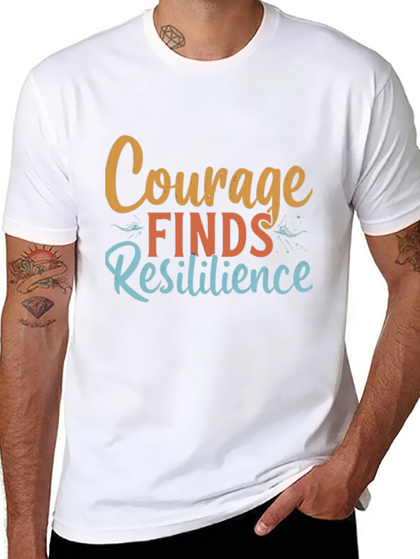 Courage Finds Resilience Graphic Tee
