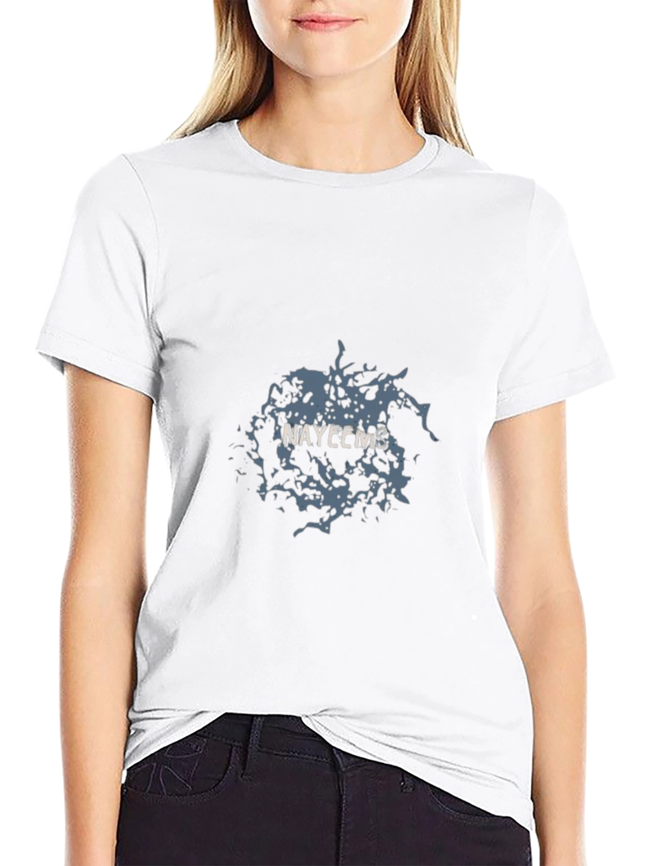 Nayeems Graphic Print Black T-Shirt