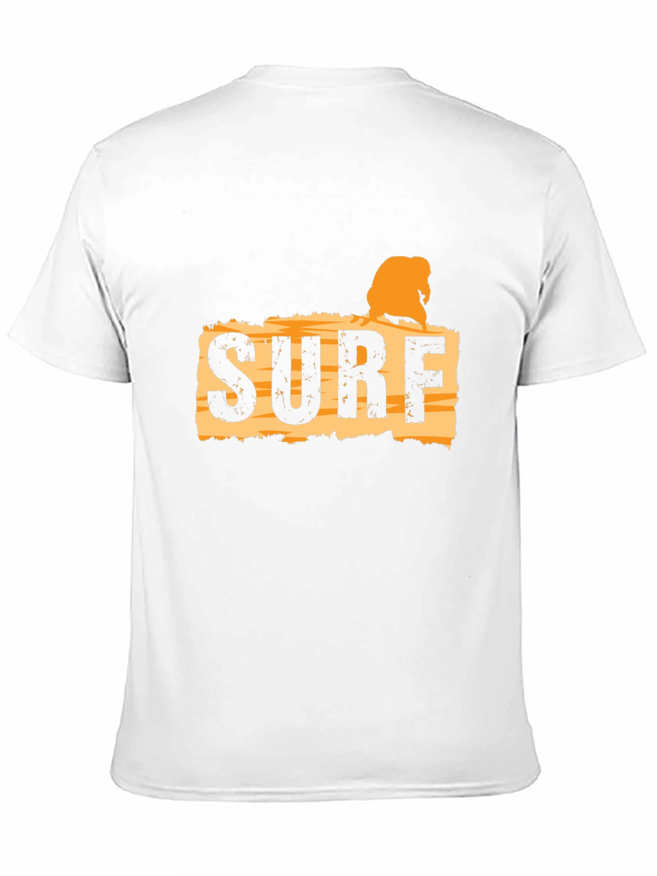 Surf Graphic Tee - Black Cotton T-Shirt