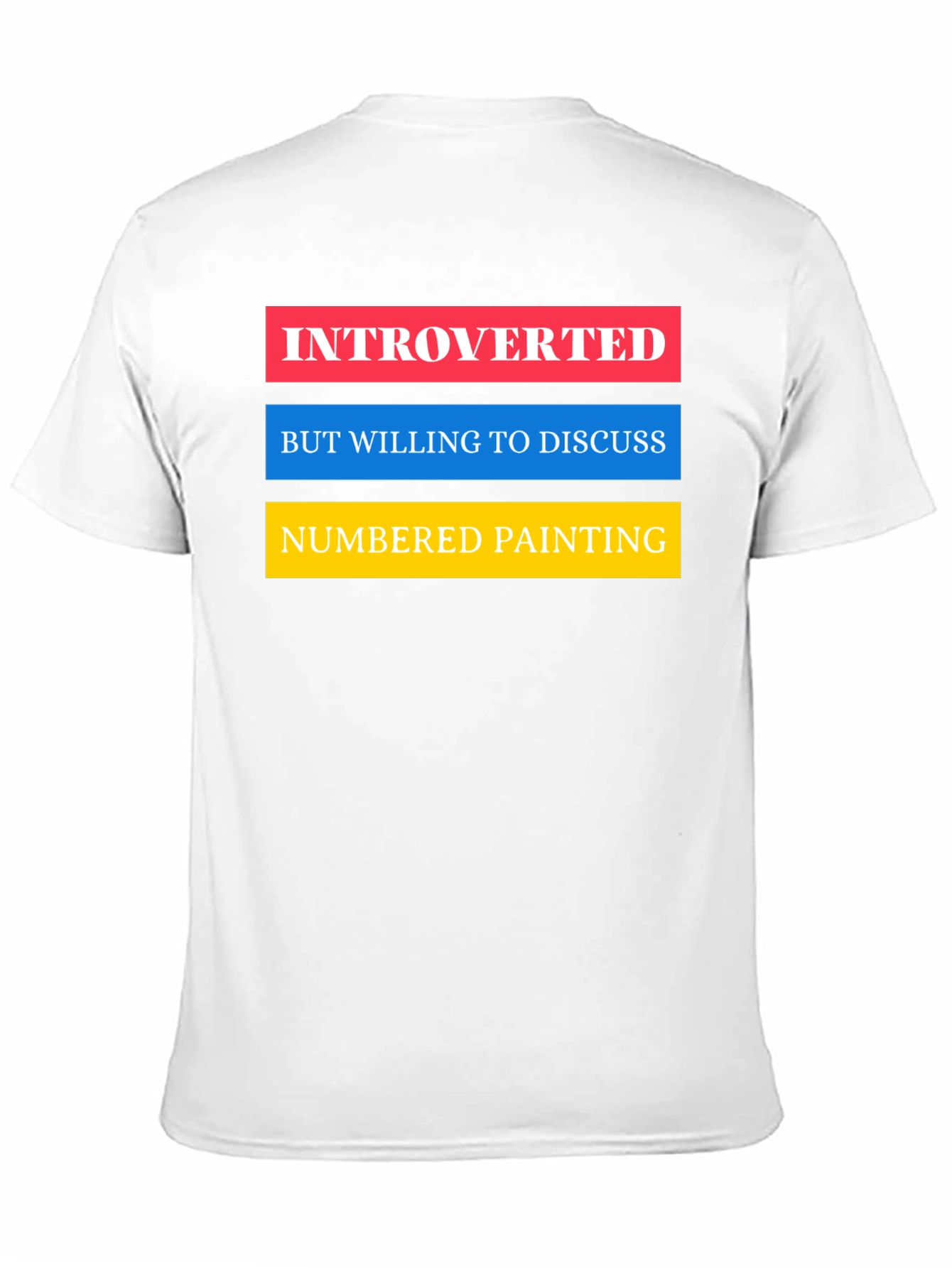 Introverted Numbered Painting T-Shirt