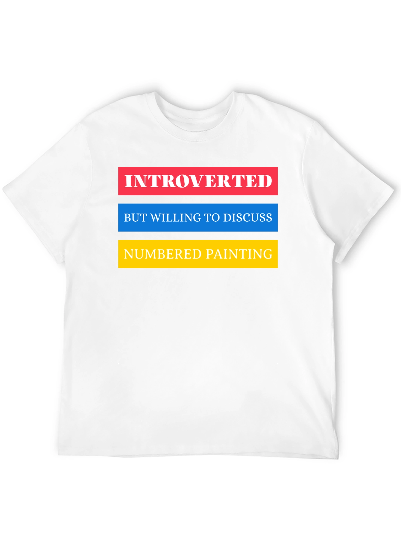 Introverted Numbered Painting T-Shirt