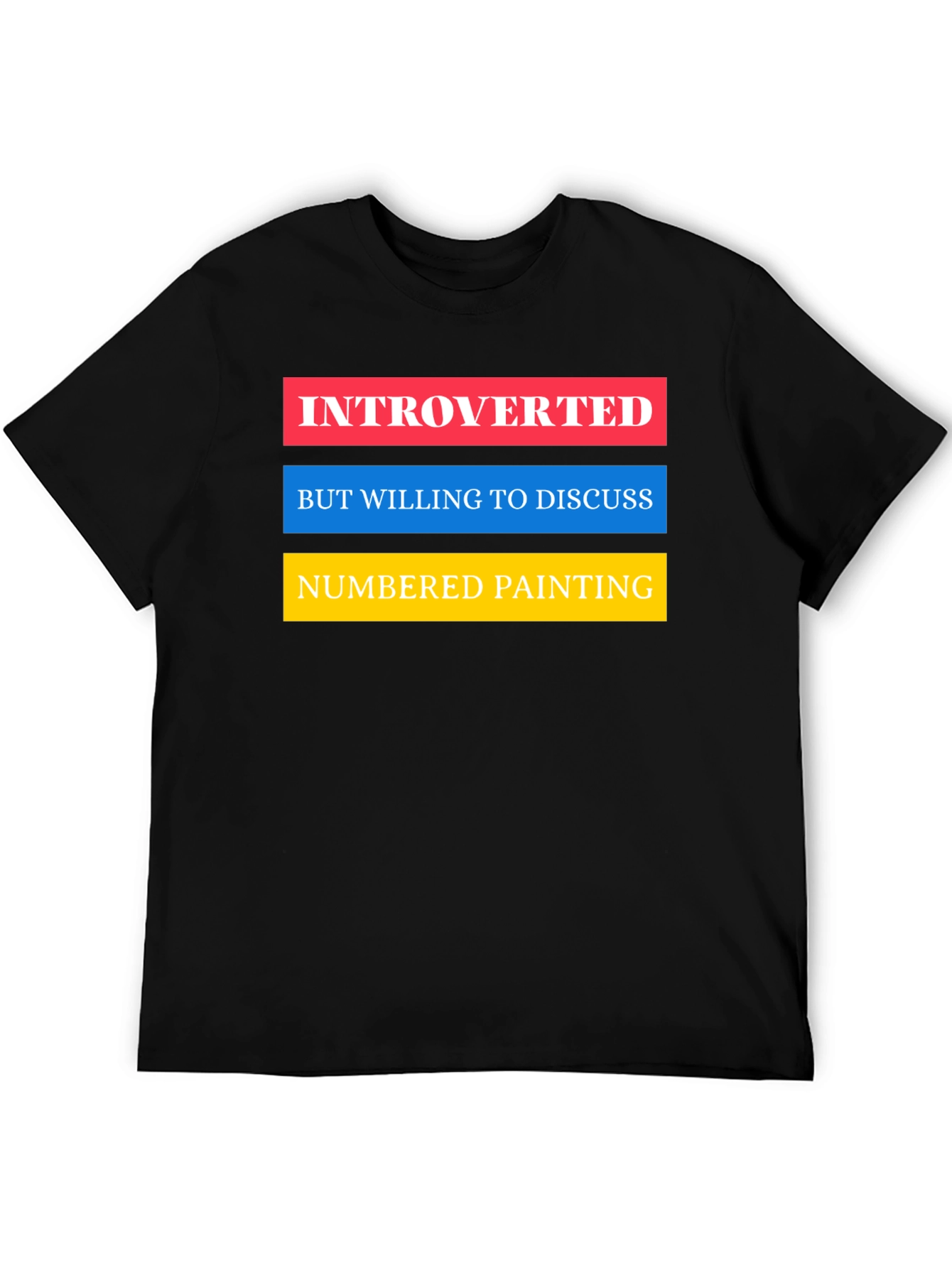 Introverted Numbered Painting T-Shirt